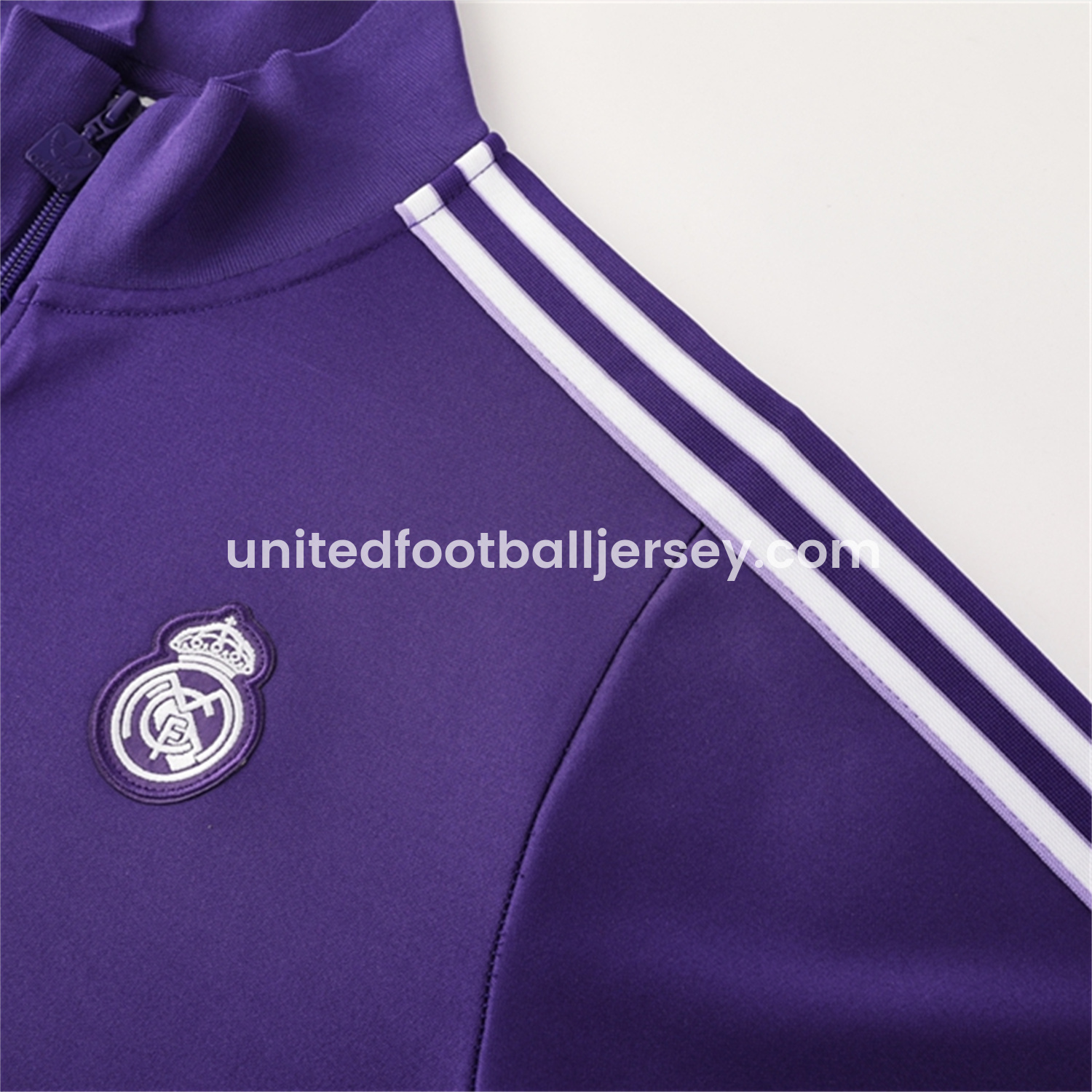 unitedfutballjersey-Real Madrid 25-26 Purple Terrace Icon Jacket Training Tracksuit - Purple Jackets & Pants