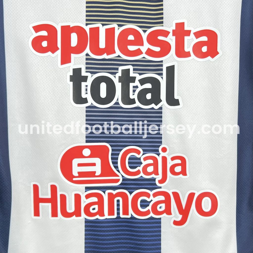 unitedfutballjersey-Alianza Lima 25-26 Home Jersey - Fans Version