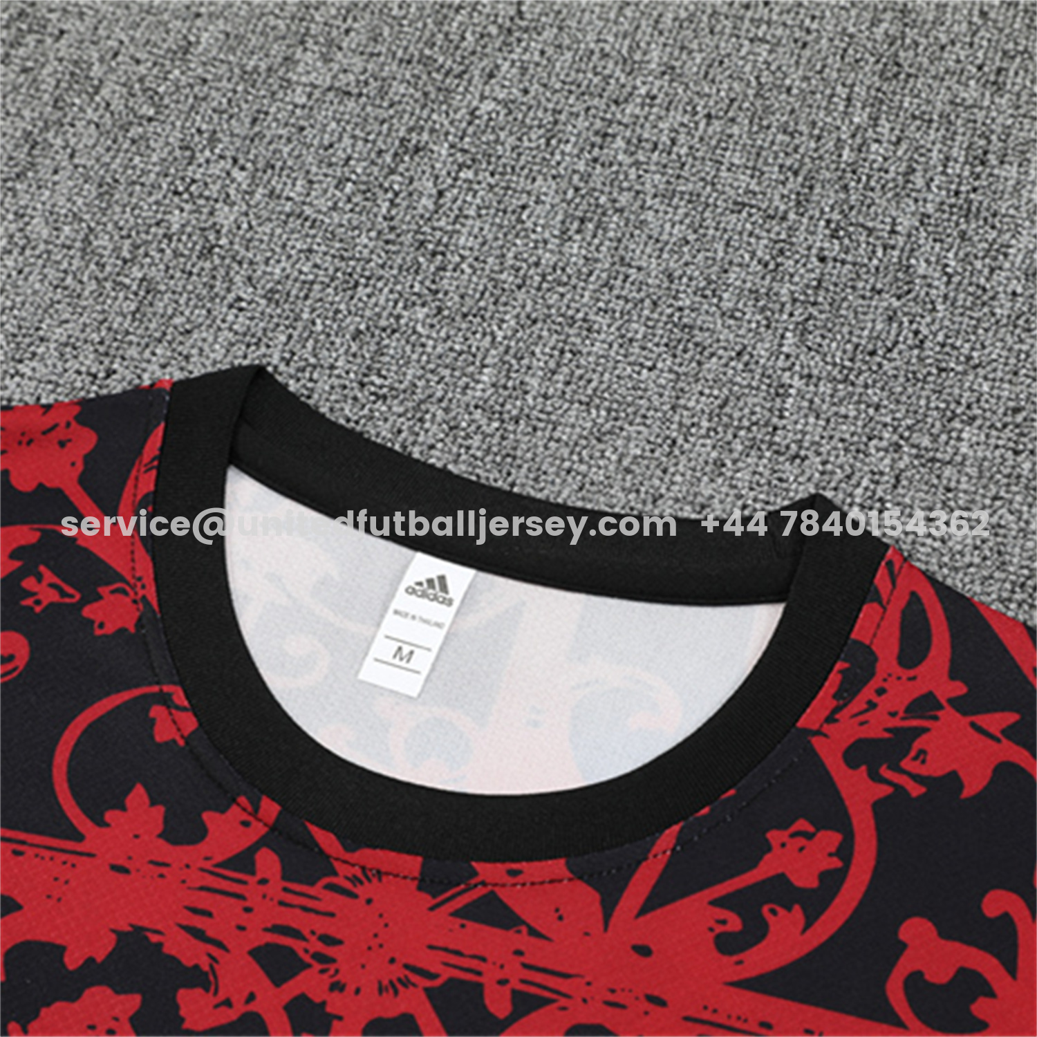 unitedfutballjersey-Liver.pool 25-26 Kids Short-Sleeve Training Set - Red Camouflage Top & Black Shorts