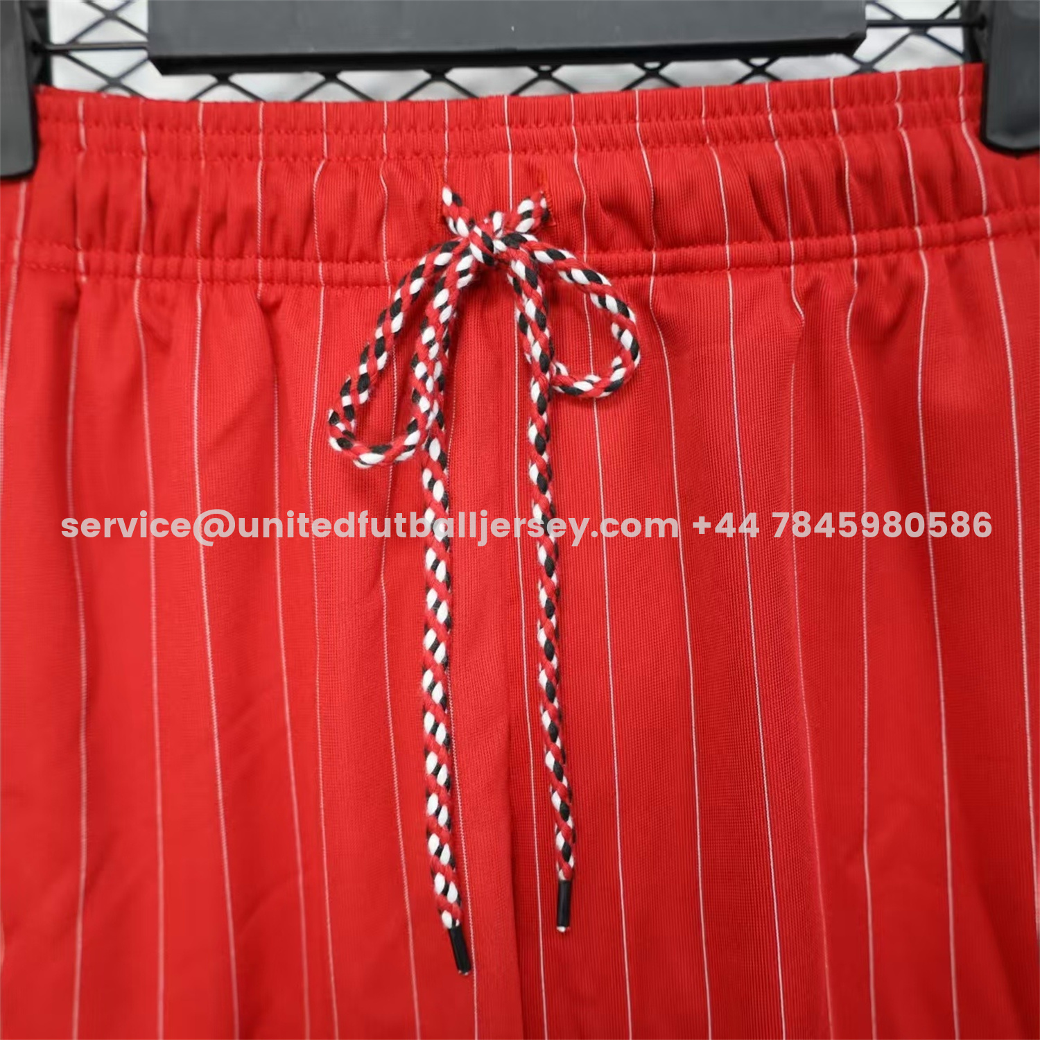 unitedfutballjersey-Manchester United 25-26 Trefoil Red Travel Shorts - Player Version