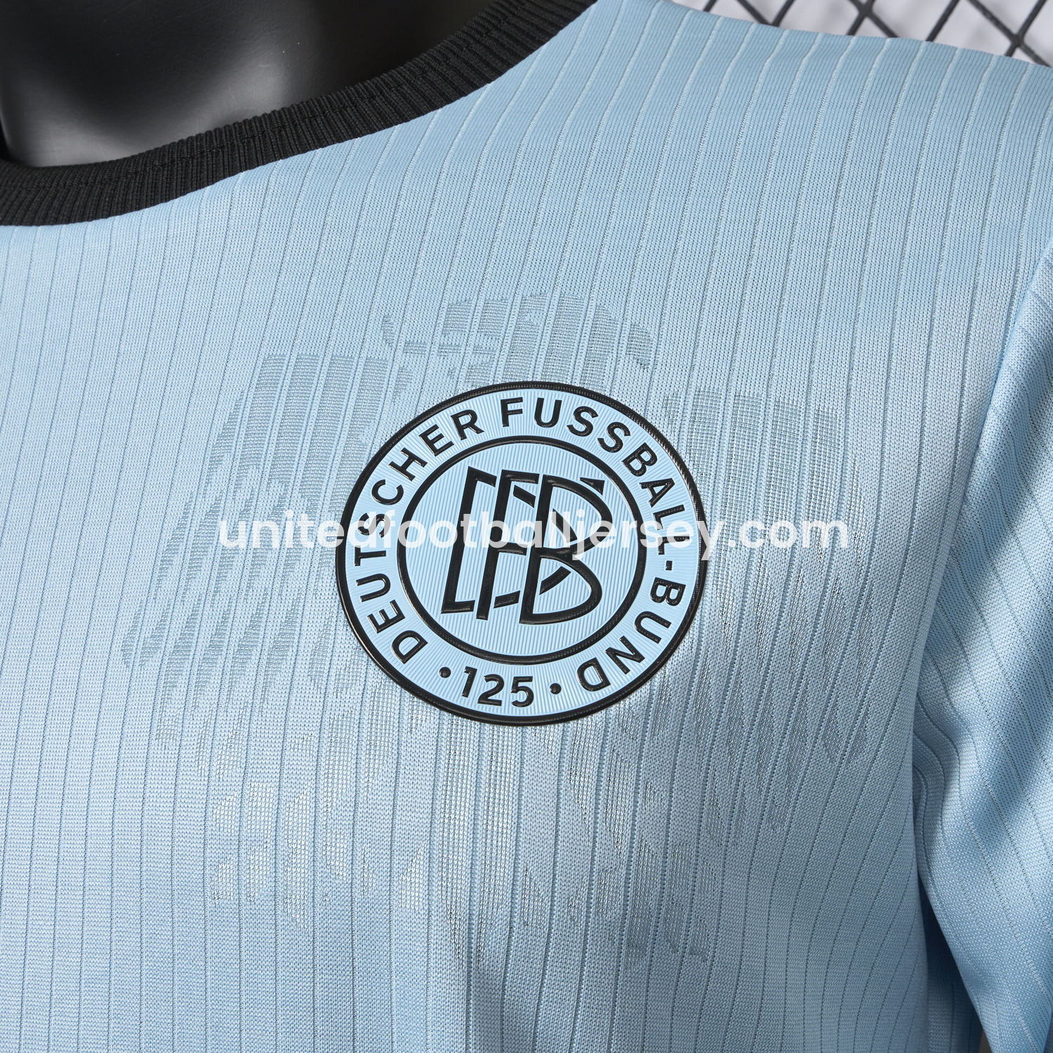 unitedfutballjersey-Germany 2025 125-Year Anniversary GK Blue Long Sleeve Jersey - Player Version