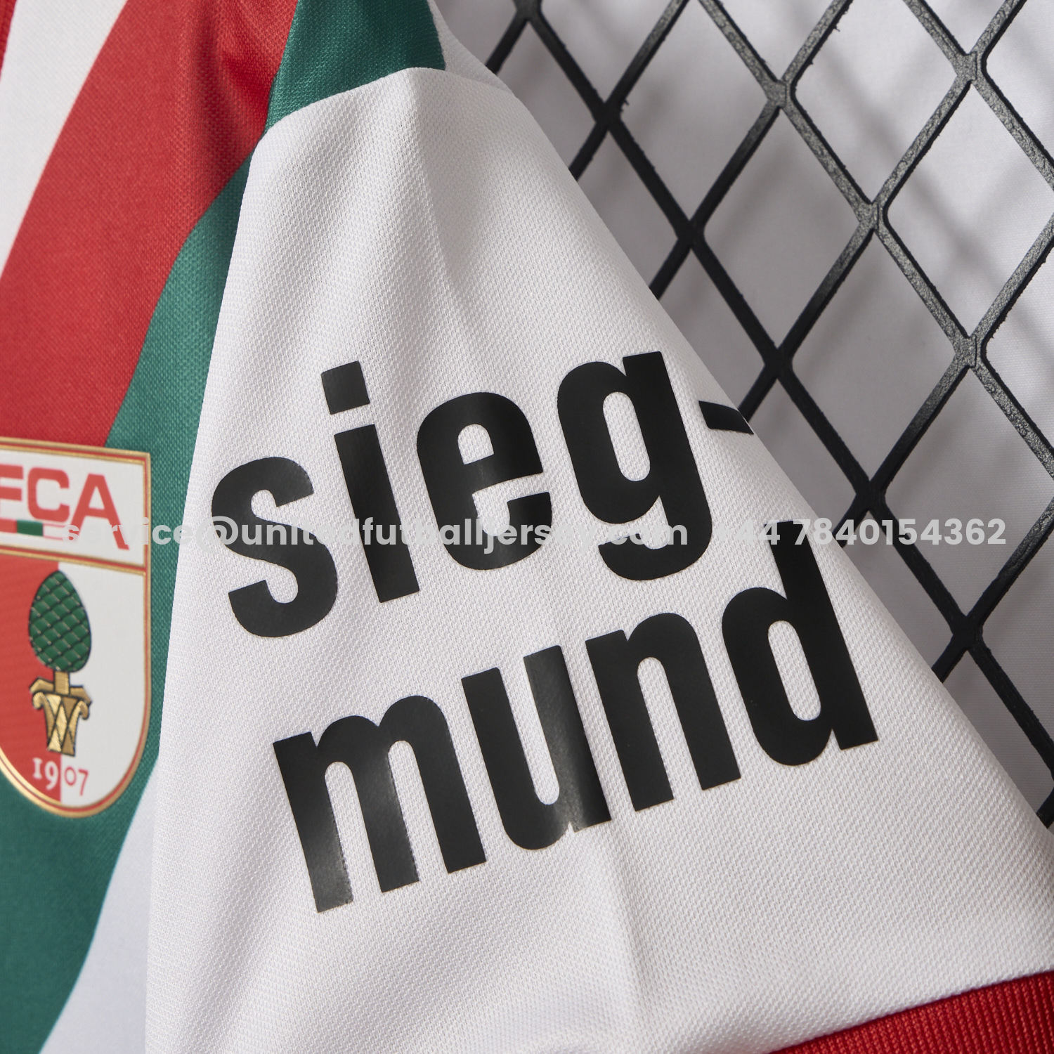 unitedfutballjersey-Augsburg 25-26 Home Kids Kit