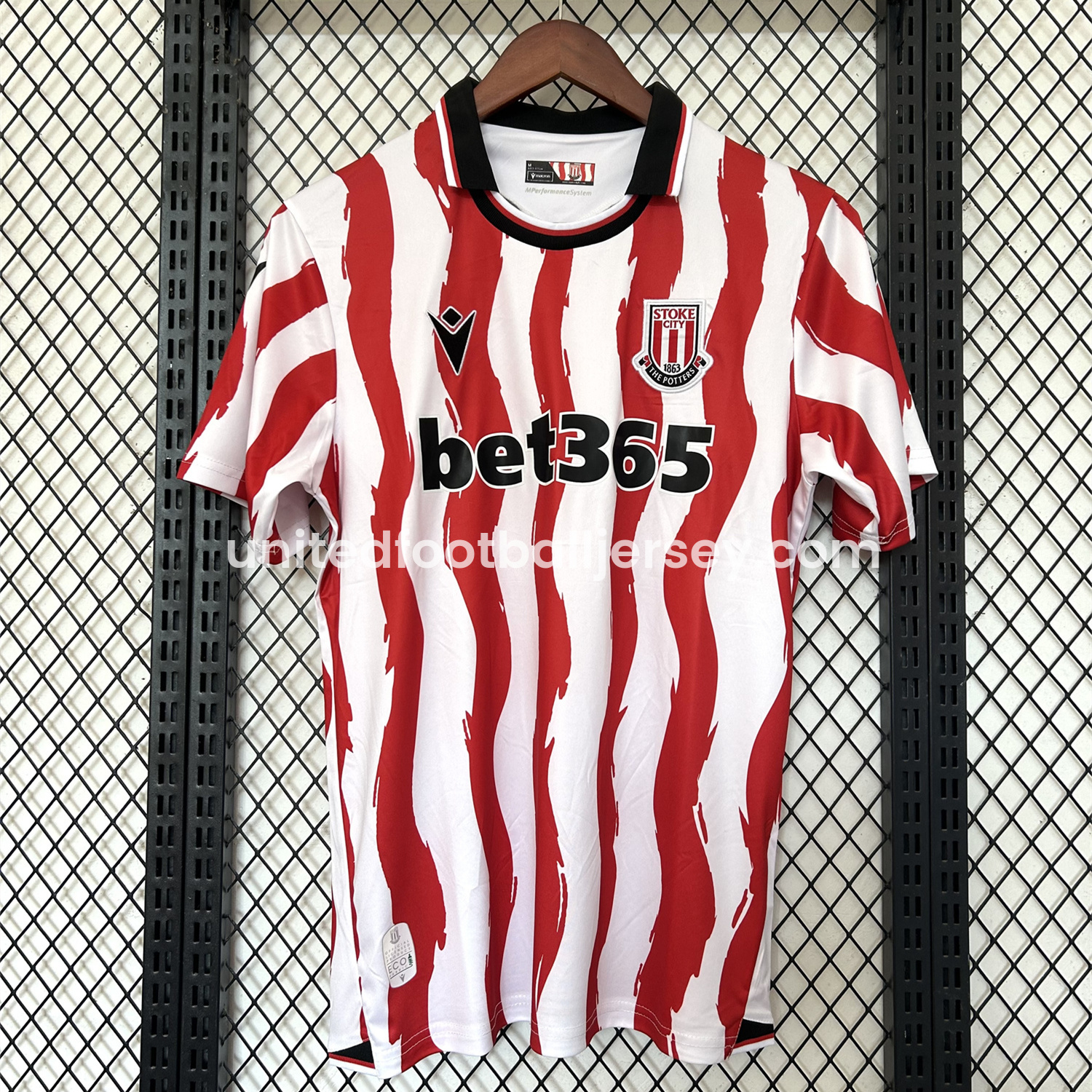 unitedfutballjersey-Stoke City 25-26 Home Jersey - Fans Version