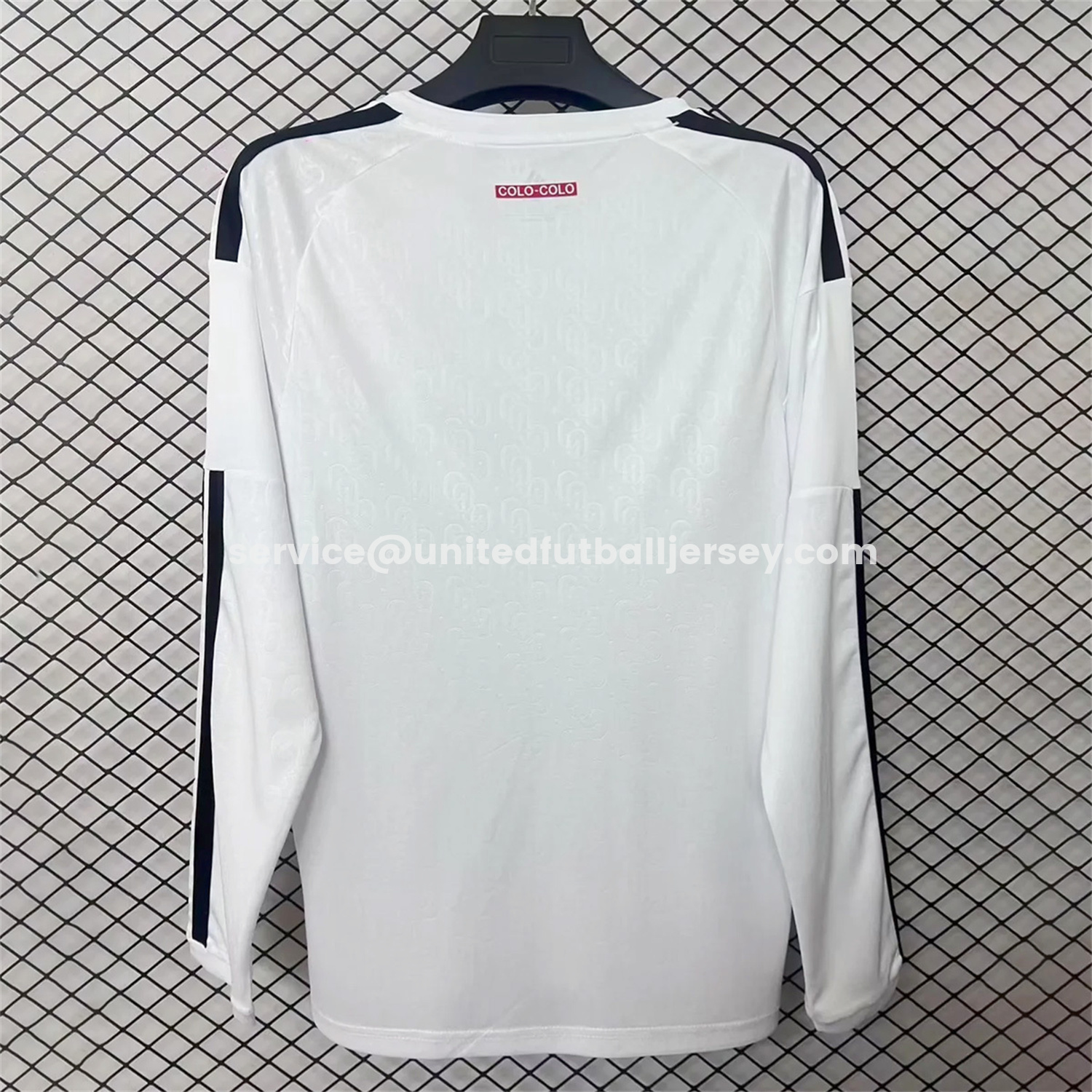 unitedfutballjersey-Colo Colo 25-26 Home Long Sleeves Jersey - Fans Version