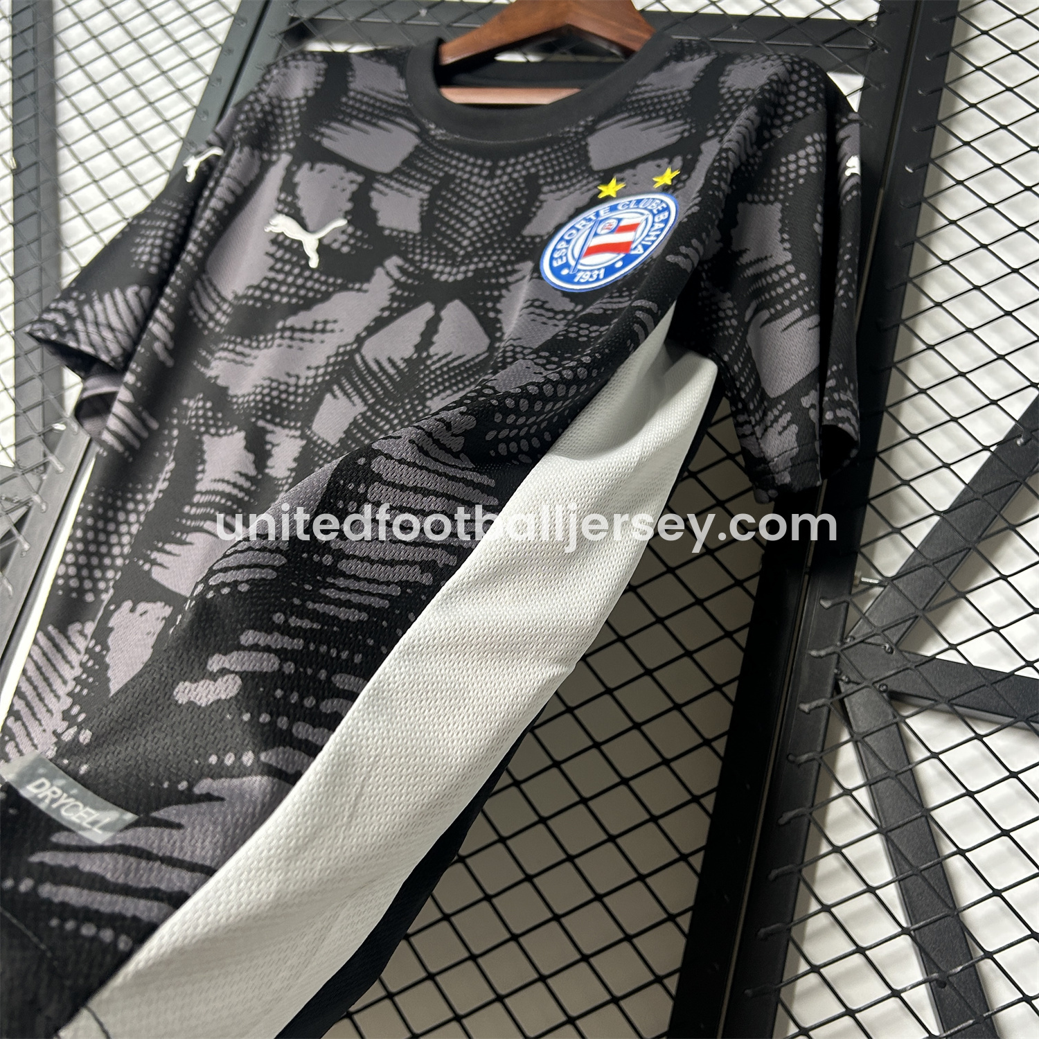 unitedfutballjersey-Bahia 25-26 Black Goalkeeper Jersey - Fans Version