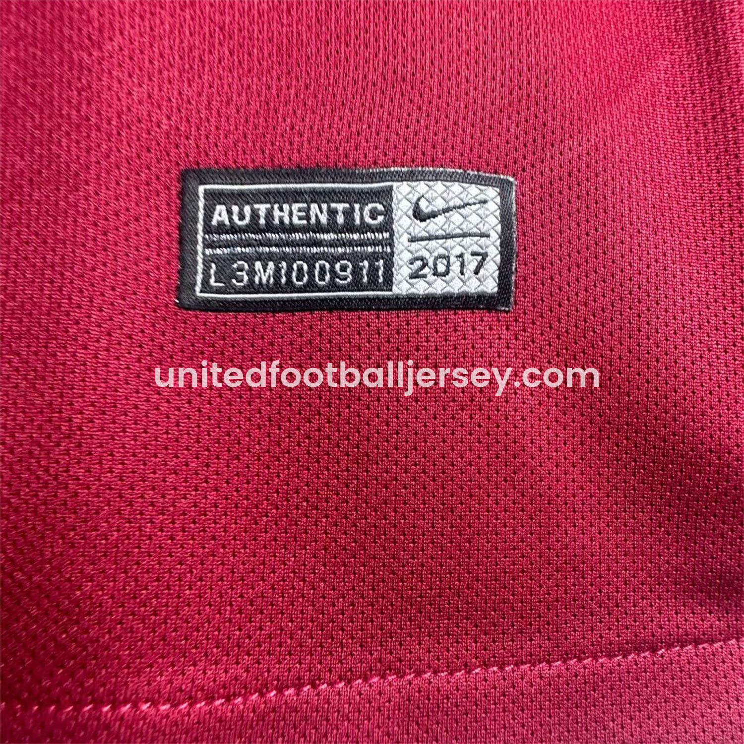 unitedfutballjersey-Retro Roma 2017-18 Home Long Sleeves Jersey