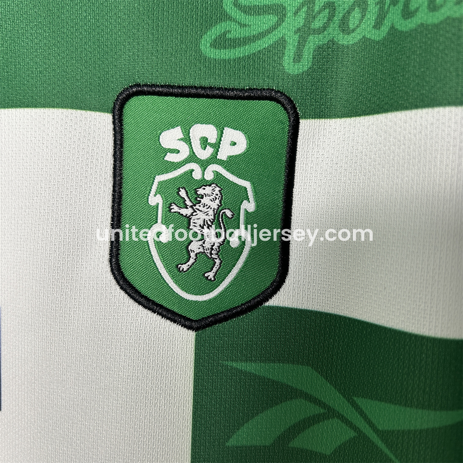 unitedfutballjersey-Retro Sporting CP 1999-00 Home Jersey
