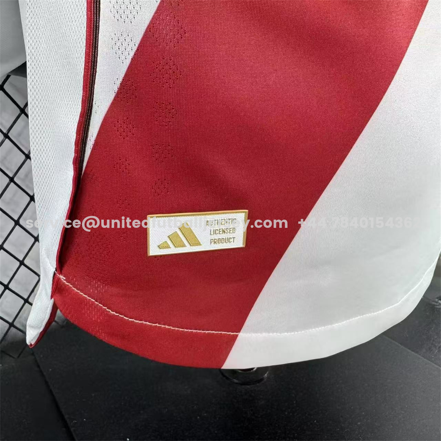 unitedfutballjersey-River Plate 25-26 Home Long Sleeves Jersey with New Sponsors - Player Version