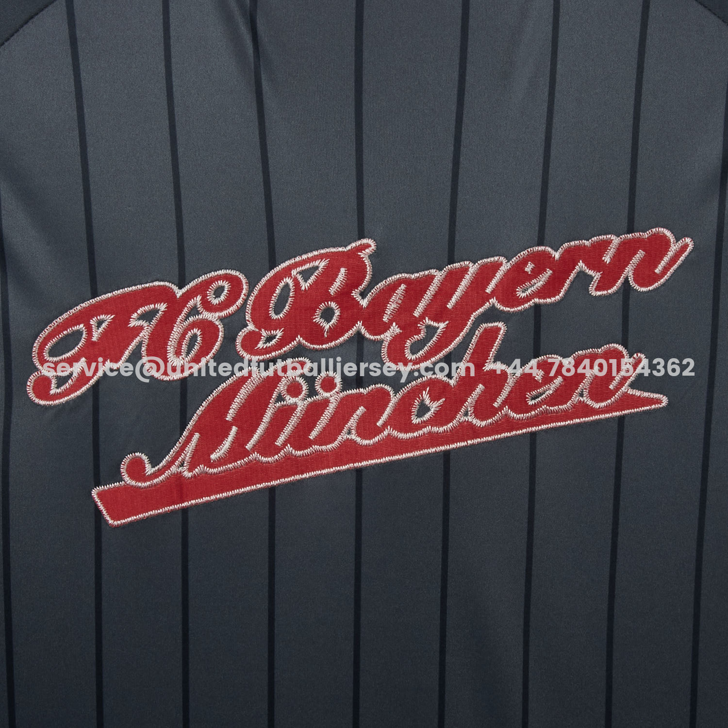 unitedfutballjersey-Bayern Munich 25-26 Deep Grey Baseball Jersey