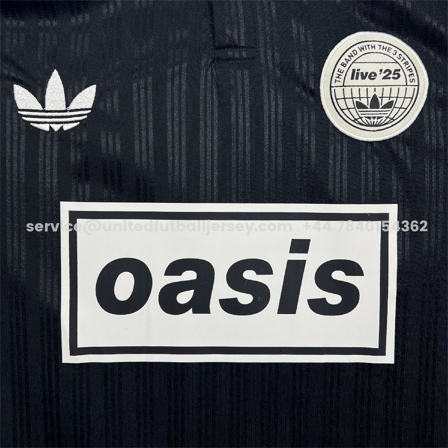 unitedfutballjersey-Bohemian 25-26 Oasis Originals Tour Black Jersey - Fans Version