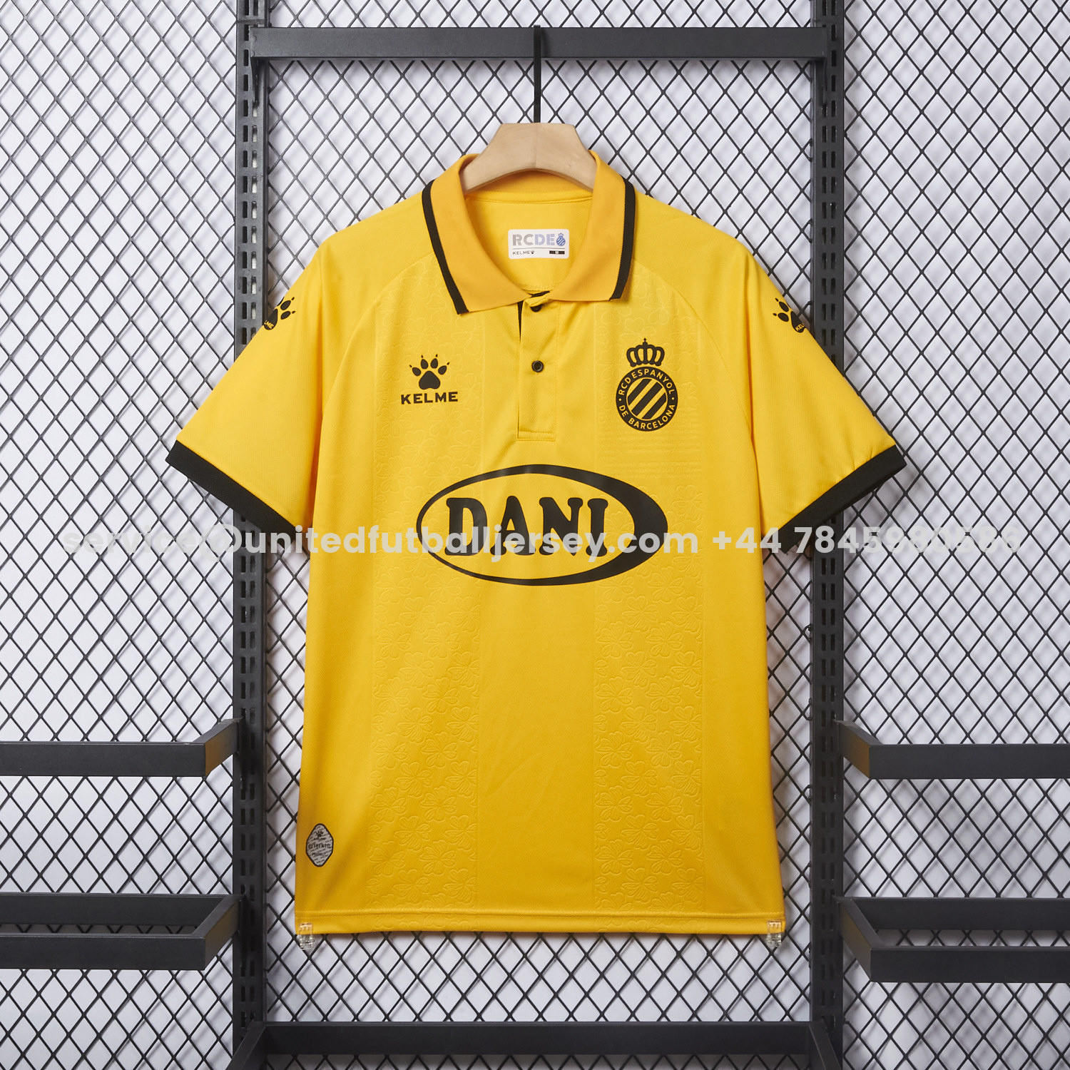 unitedfutballjersey-RCD Espanyol 25-26 125th Anniversary Yellow Jersey - Fans Version