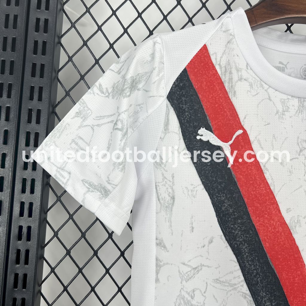 unitedfutballjersey-Manchester City 25-26 Away Kids Kit