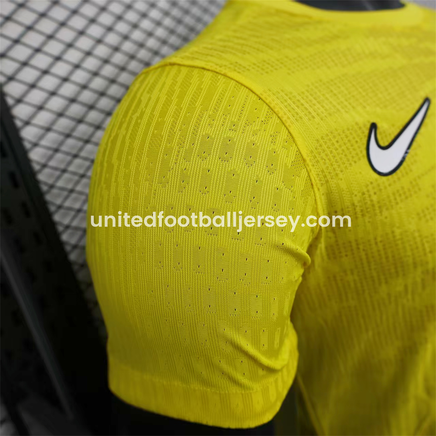 unitedfutballjersey-Al Ittihad Jeddah United 24-25 Pre-Match Yellow Jersey - Player Version