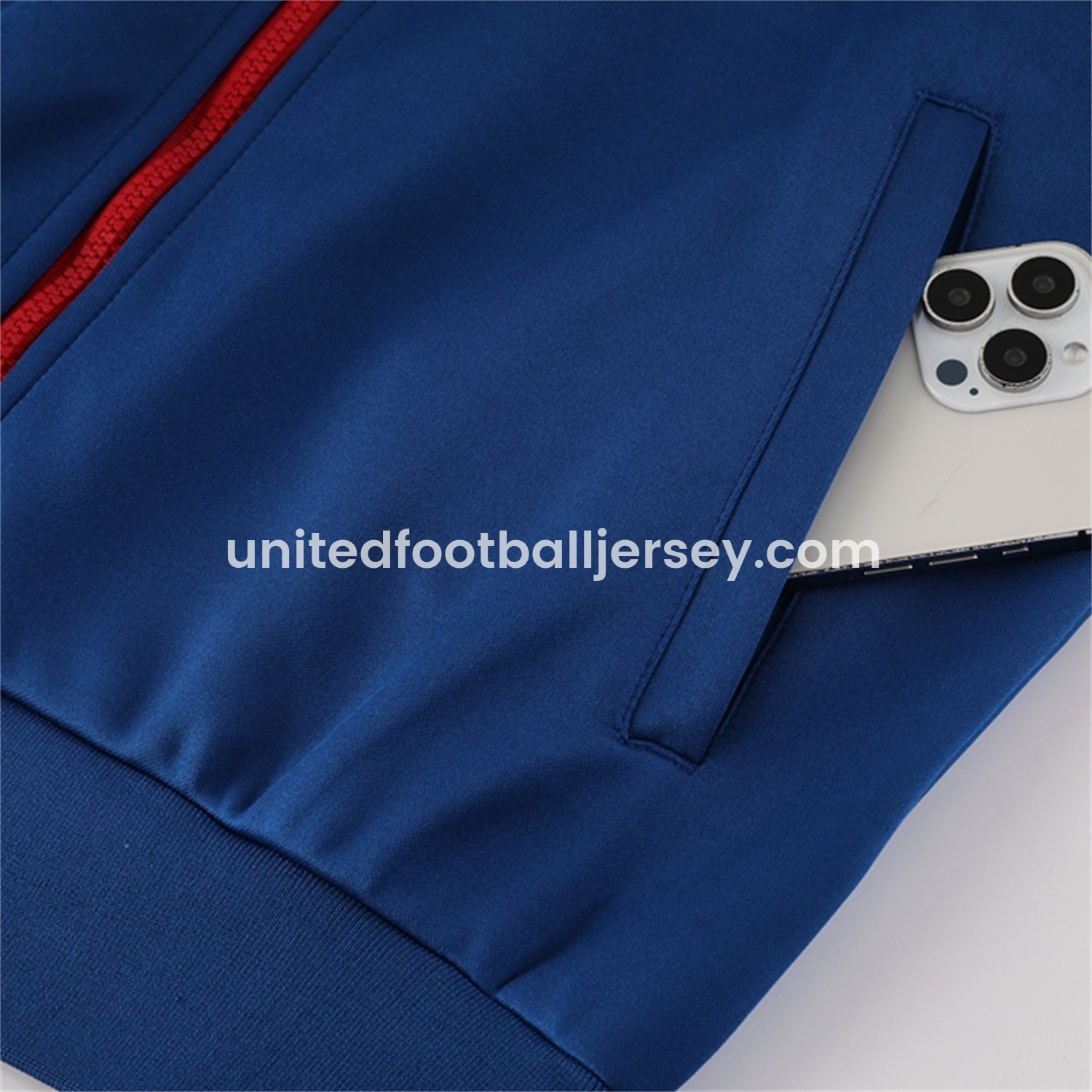 unitedfutballjersey-Paris Saint-Germain PSG 25-26 Jacket Training Tracksuit - Blue Jackets and Pants