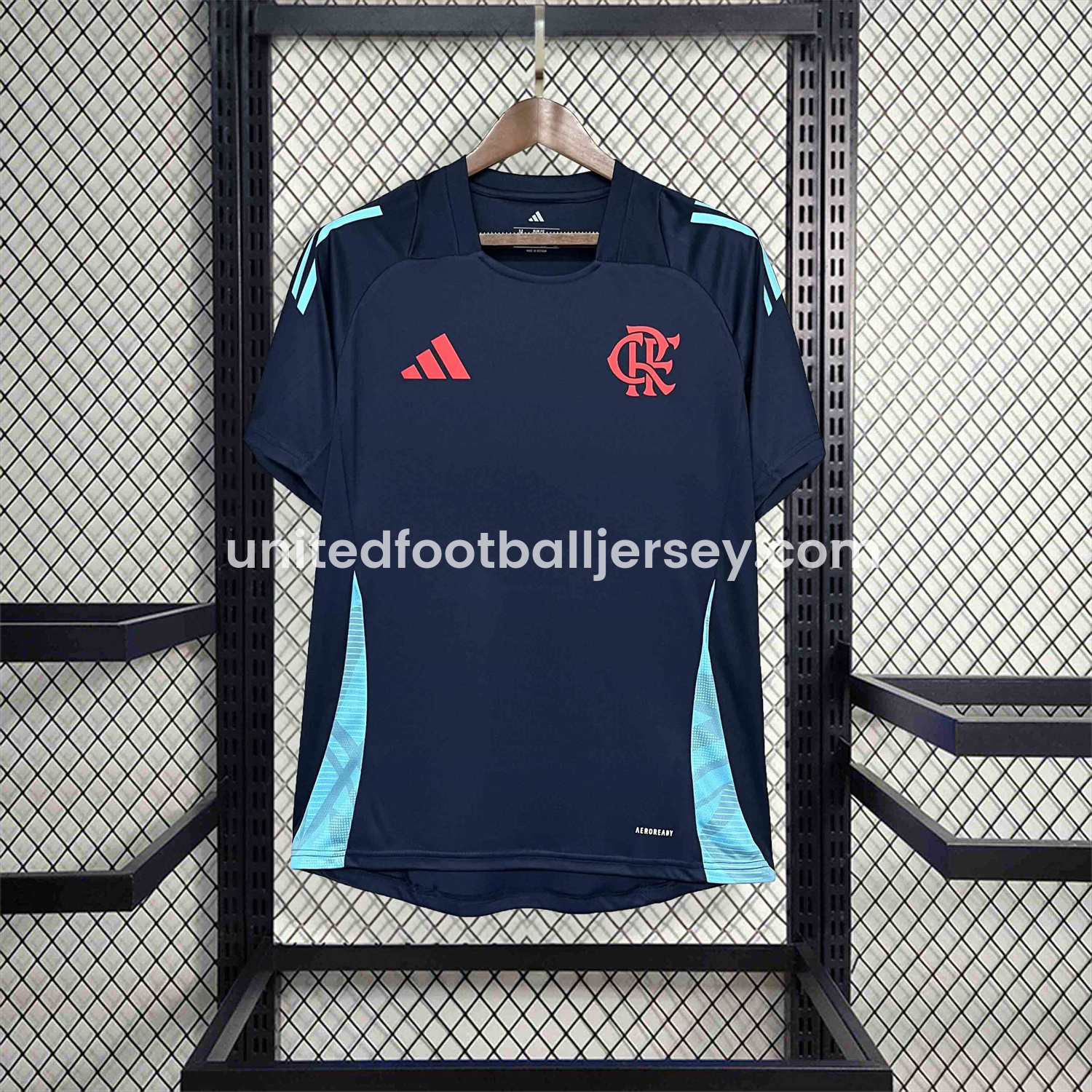 unitedfutballjersey-Flamengo 25-26 Deep Blue Training Jersey - Fans Version