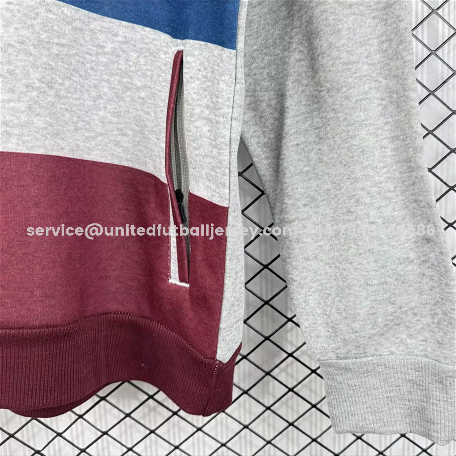 unitedfutballjersey-Retro Bayern Munich 2014-15 Grey Unisex Pullover Hoodie