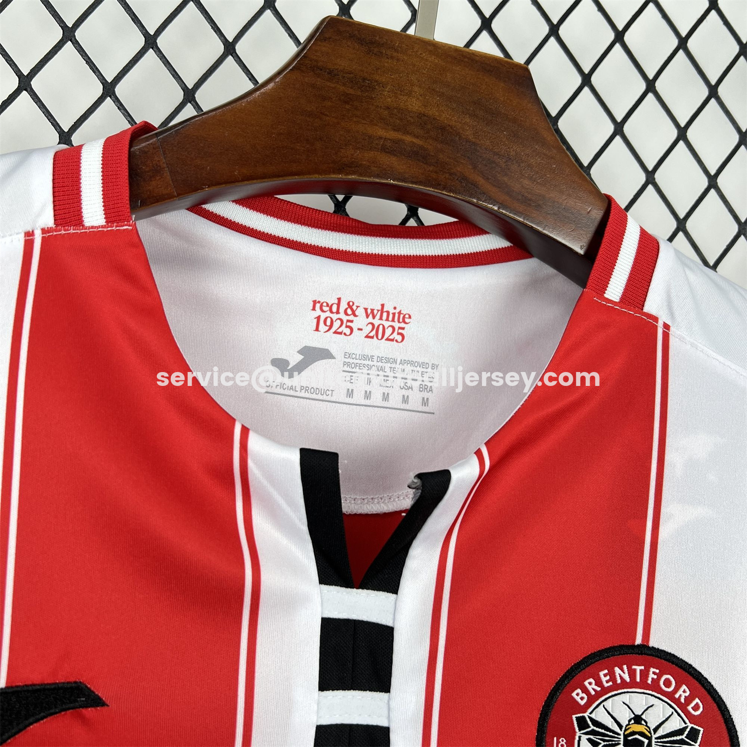 unitedfutballjersey-Brentford 25-26 Home Jersey - Fans Version