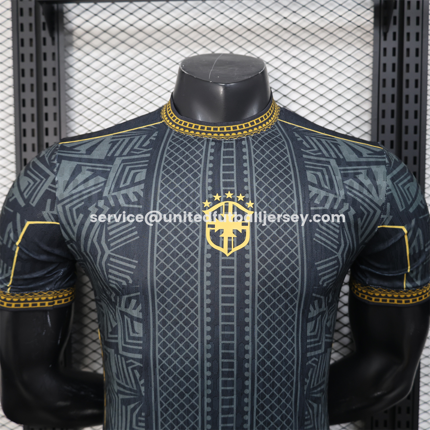 unitedfutballjersey-Brazil 2026 COMMA Black Neymar Special Jersey - Player Version