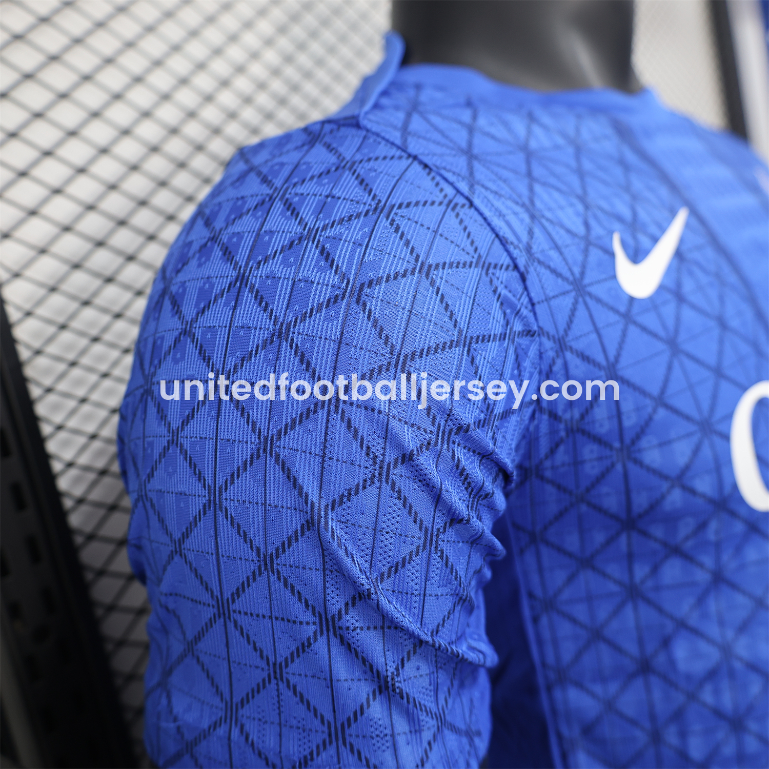 unitedfutballjersey-Paris Saint-Germain PSG 25-26 Blue Pre-Match Training Jersey - Player Version