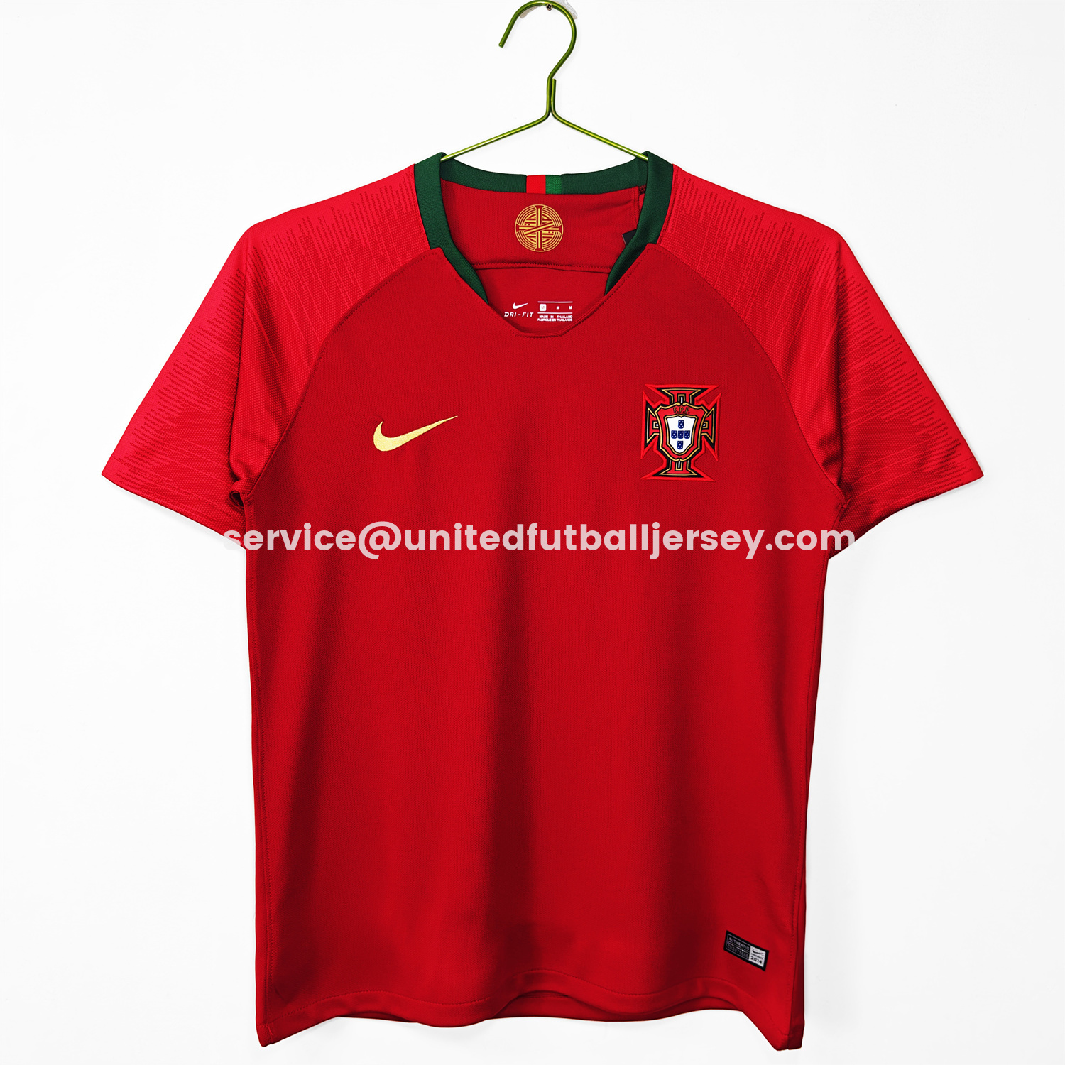 unitedfutballjersey-Retro Portugal 2018 Home Jersey