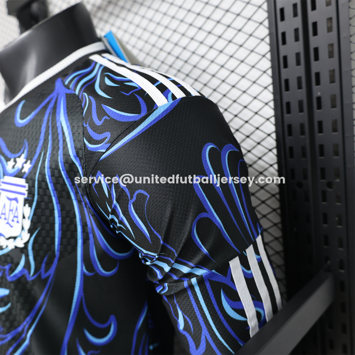 Argentina 2026 Away Deep Blue Long Sleeves Jersey - Player Version:football jersey mysite: unitedjerseyfootball 邓江浪:football