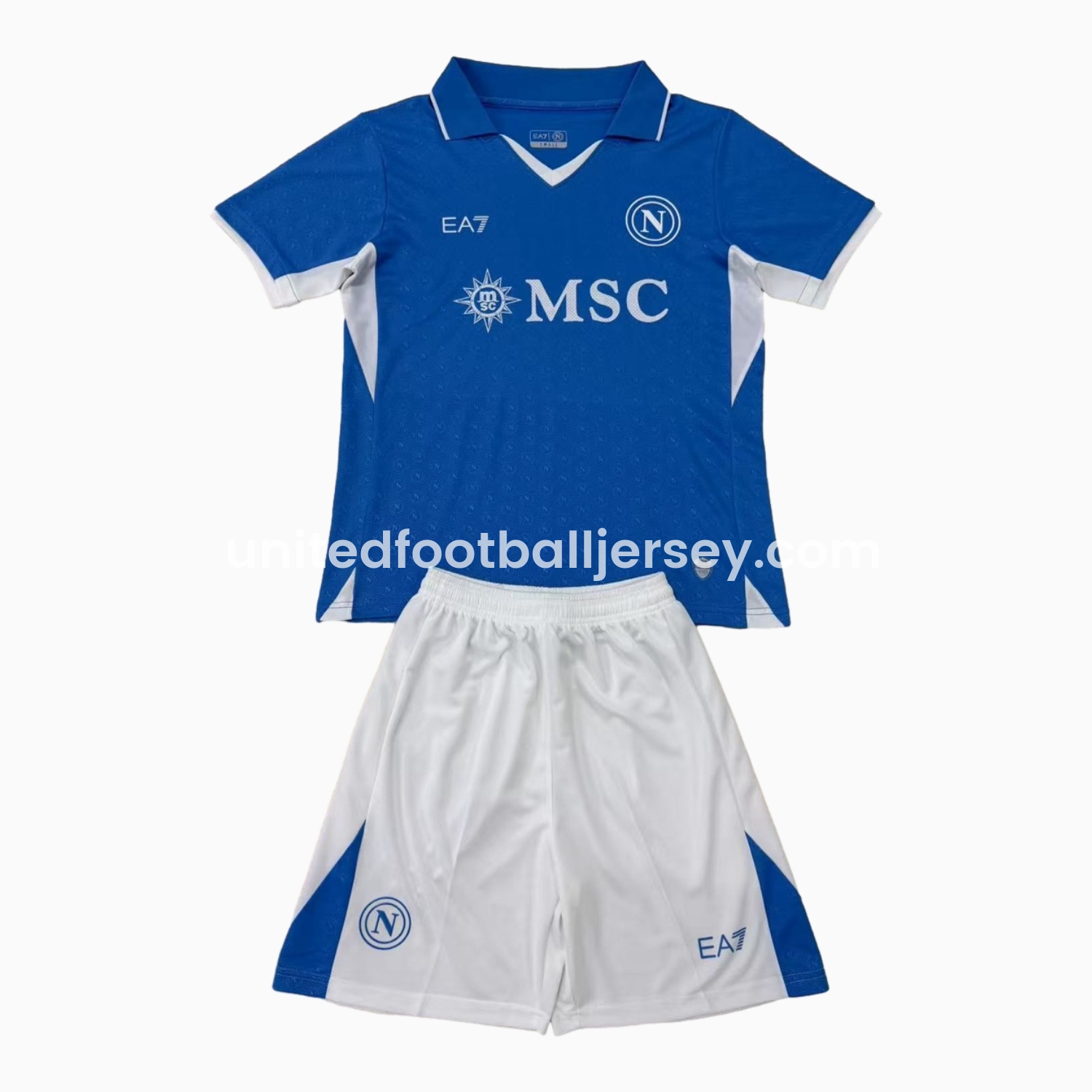 unitedfutballjersey-Napoli 24-25 Home Kids Kit