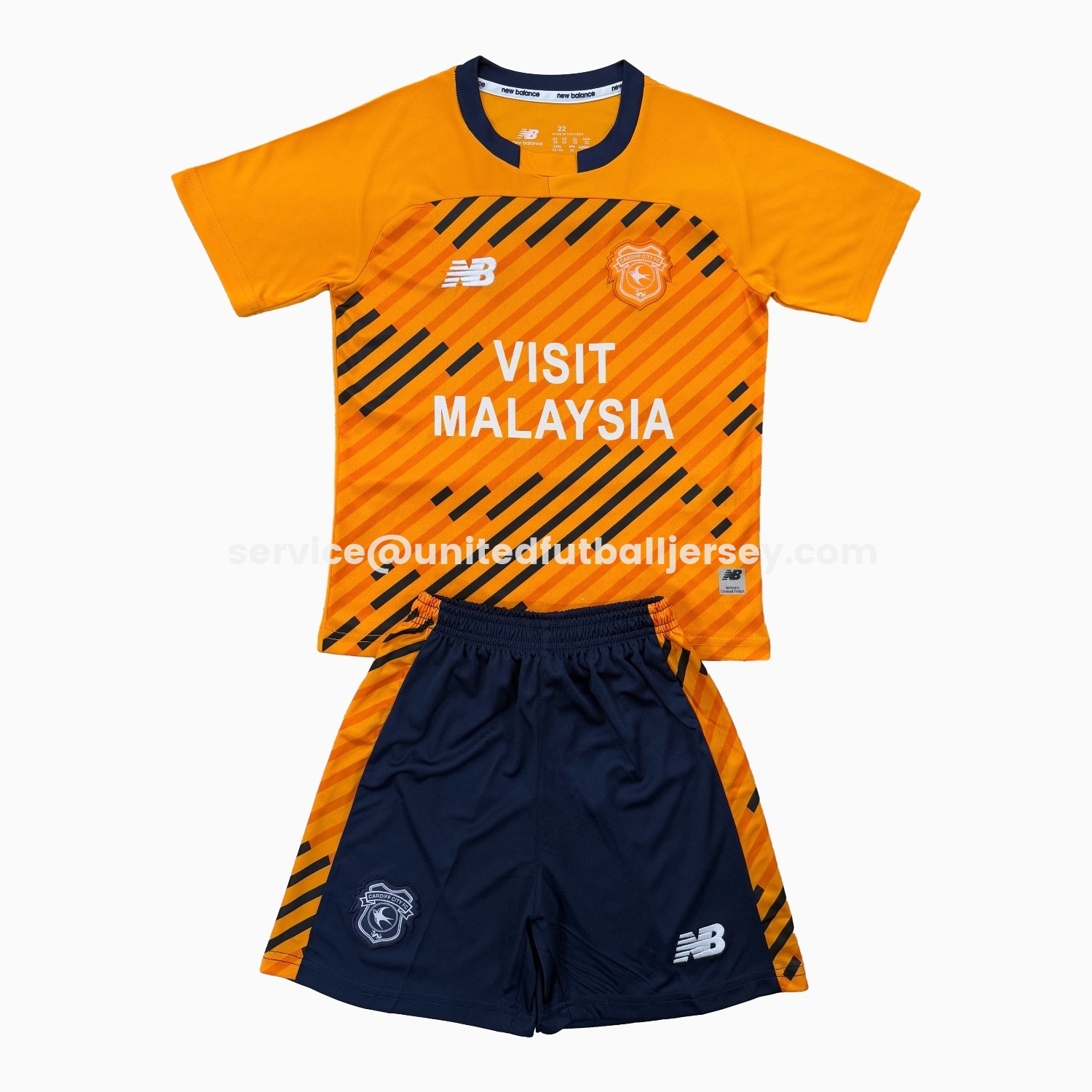 unitedfutballjersey-Cardiff City 25-26 Third Men's Adult Jersey Set - Fans Version