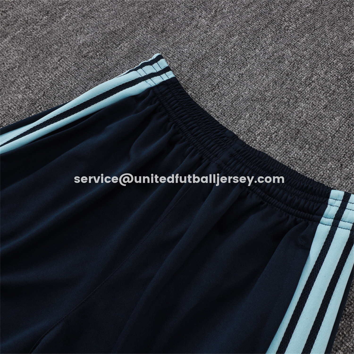 unitedfutballjersey-Argentina 25-26 Windbreaker Training Set - Light Blue Top and Black Pants