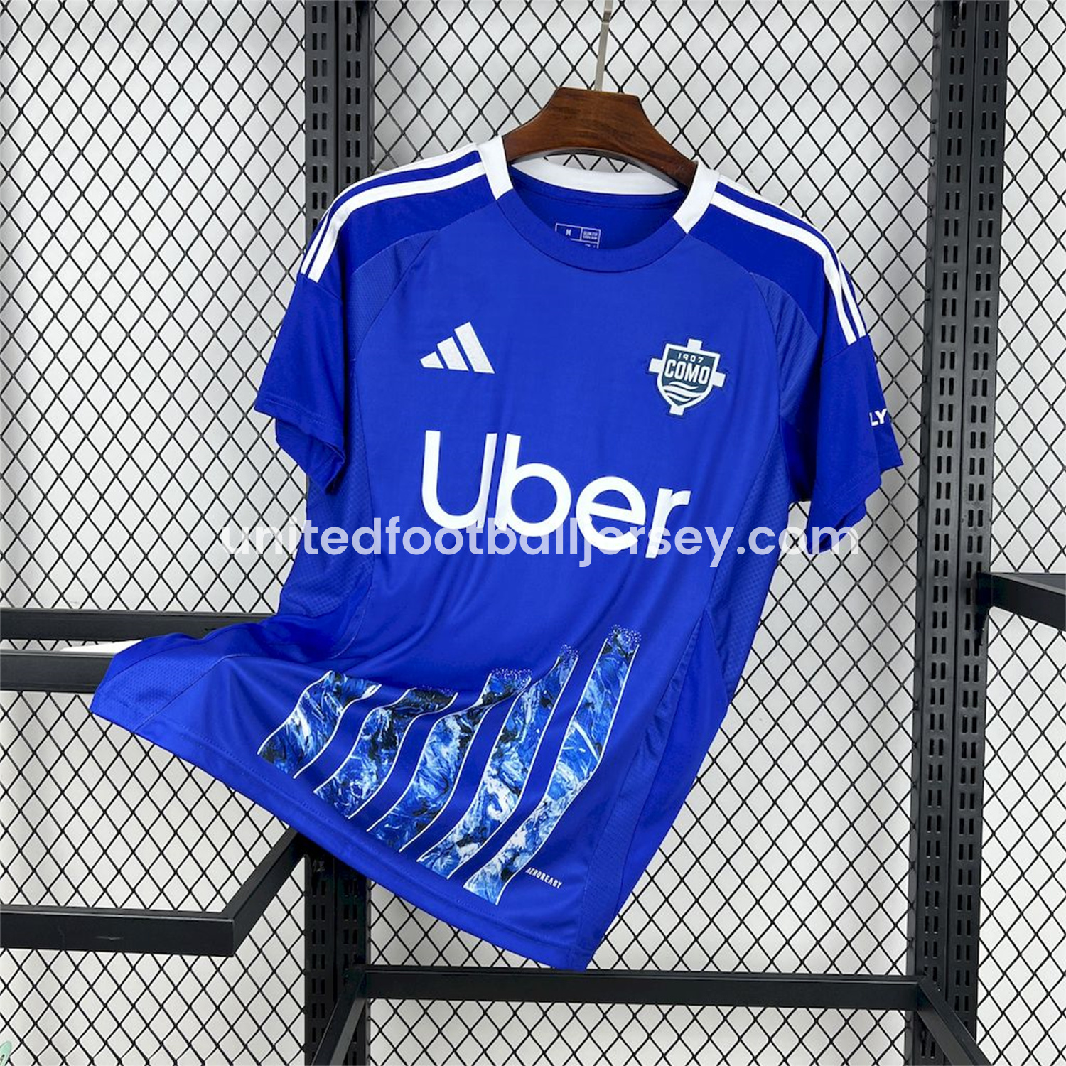 unitedfutballjersey-Como 24-25 Home Jersey - Fans Version