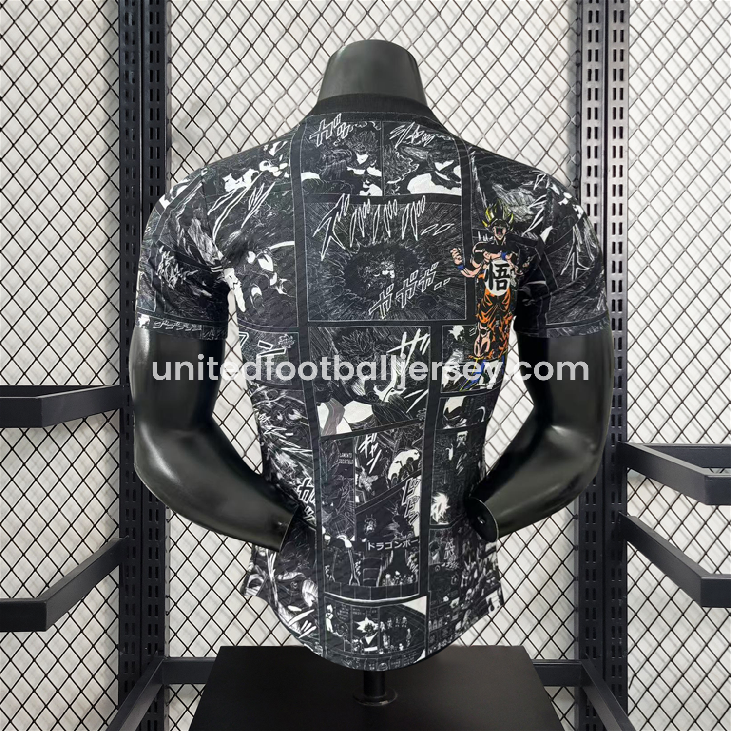 unitedfutballjersey-Japan 25-26 Muscle Saiyan Black Special Jersey - Player Version