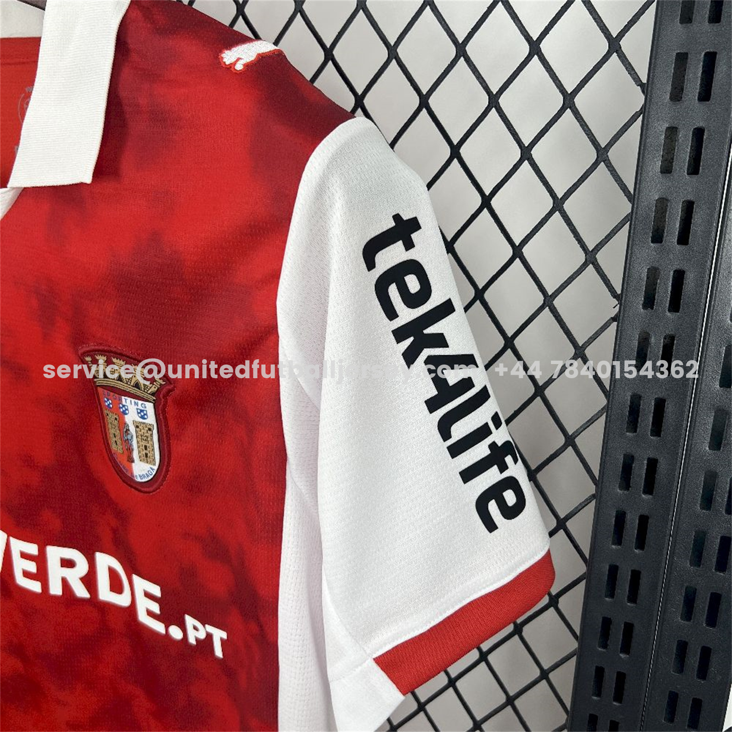 unitedfutballjersey-Braga 25-26 Home Jersey - Fans Version