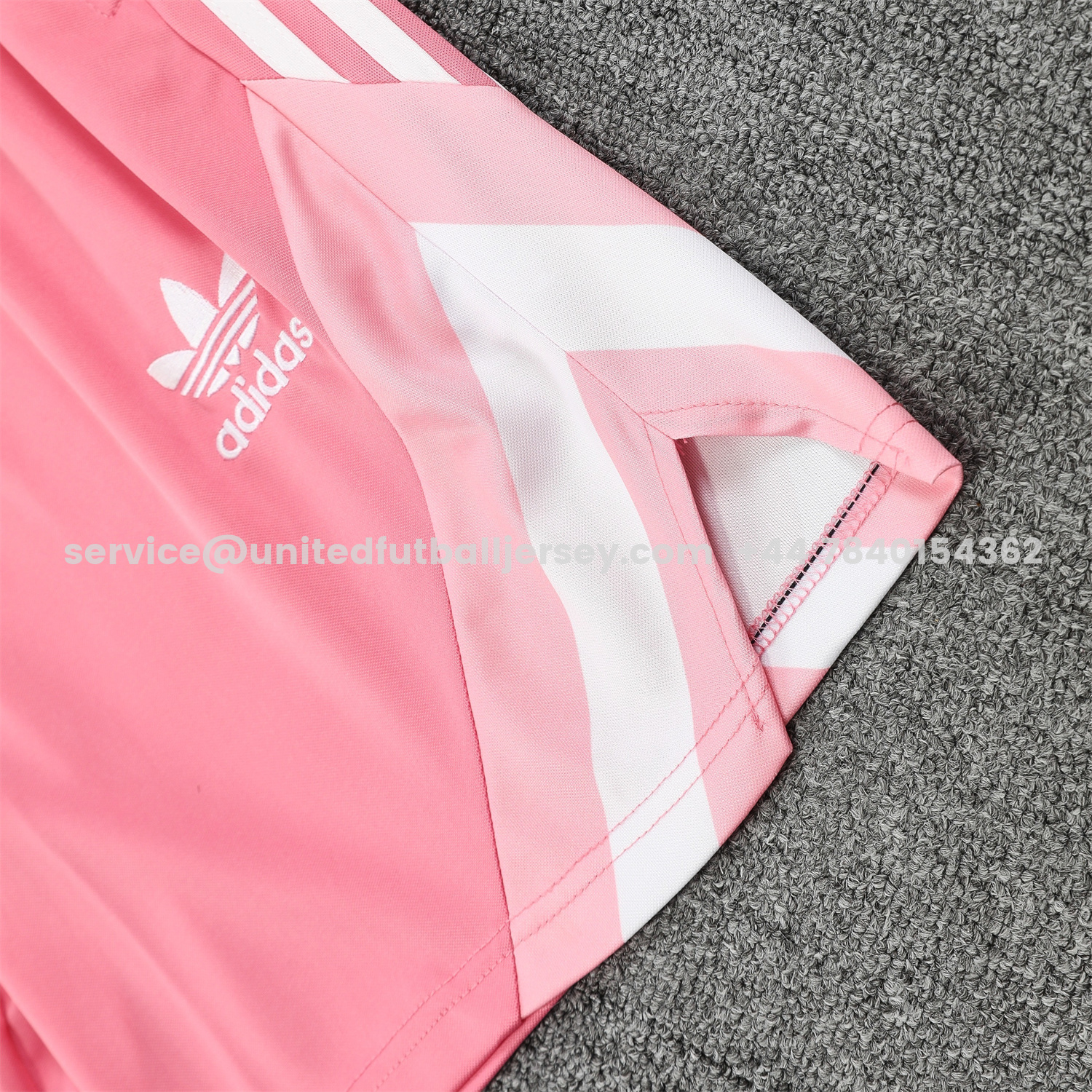unitedfutballjersey-INT M.A.M 25-26 Short-Sleeve Training Set - Pink Top & Pink Shorts