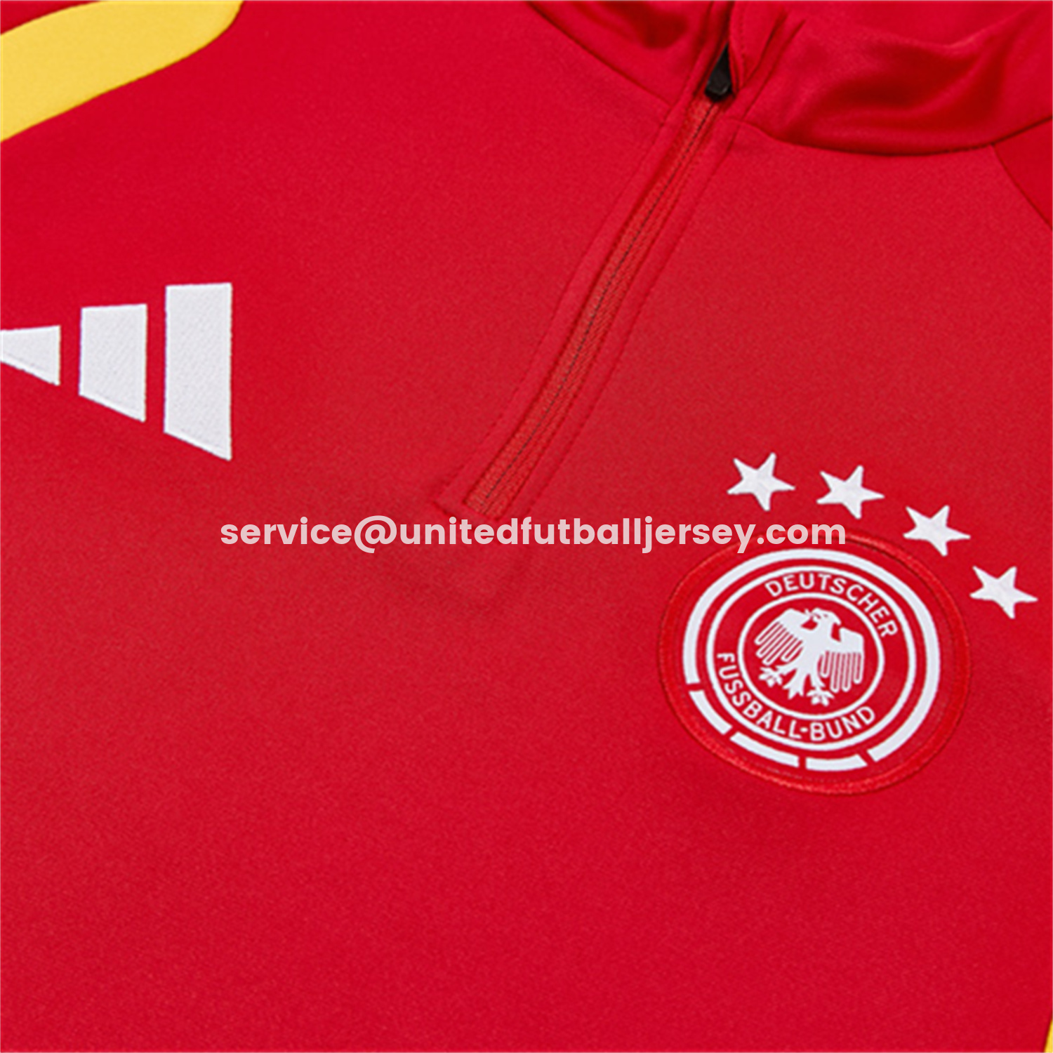 unitedfutballjersey-Germany 2026 Long Sleeve Training Set - Red Top & Pants