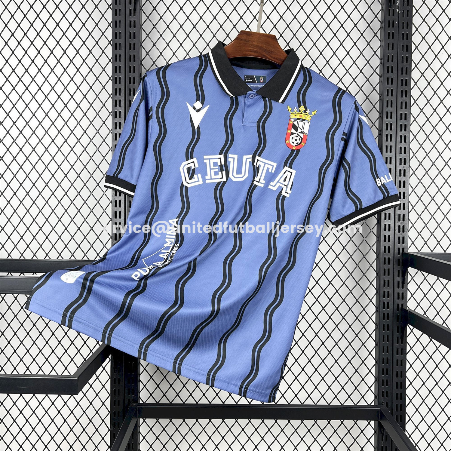unitedfutballjersey-AD Ceuta 25-26 Away Jersey - Fans Version