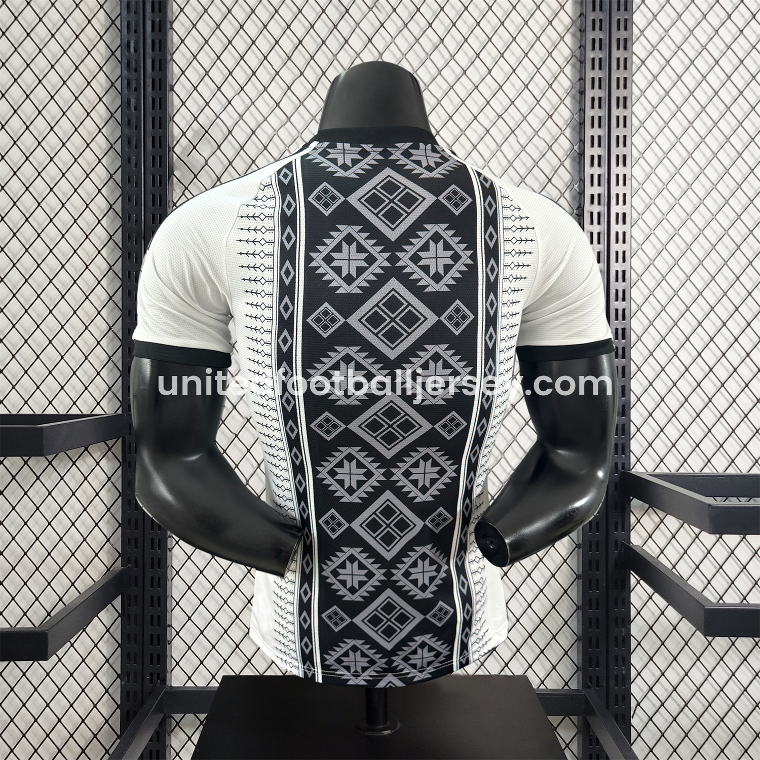unitedfutballjersey-Club América 25-26 Black Totem Pattern White Special Jersey - Player Version