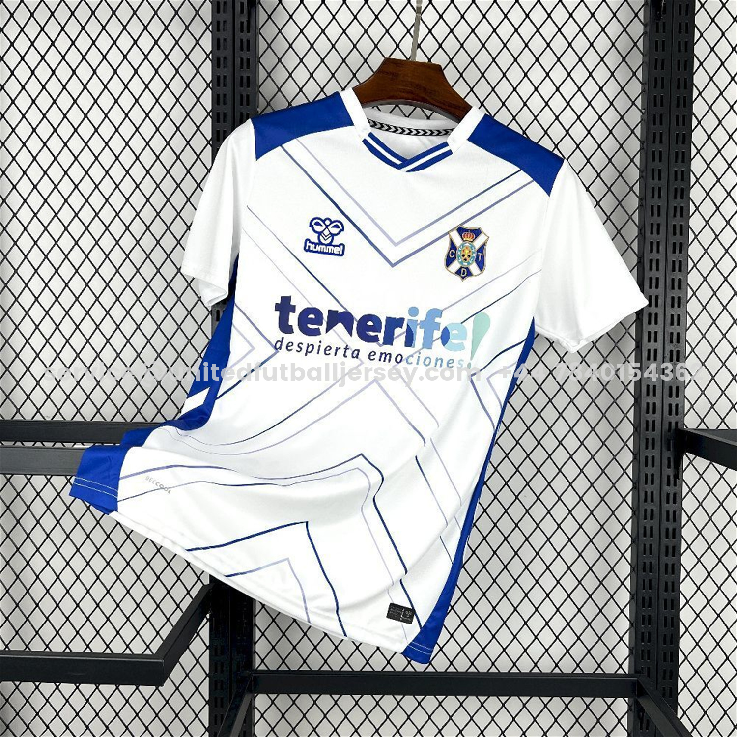 unitedfutballjersey-Tenerife 25-26 Home White Jersey - Fans Version