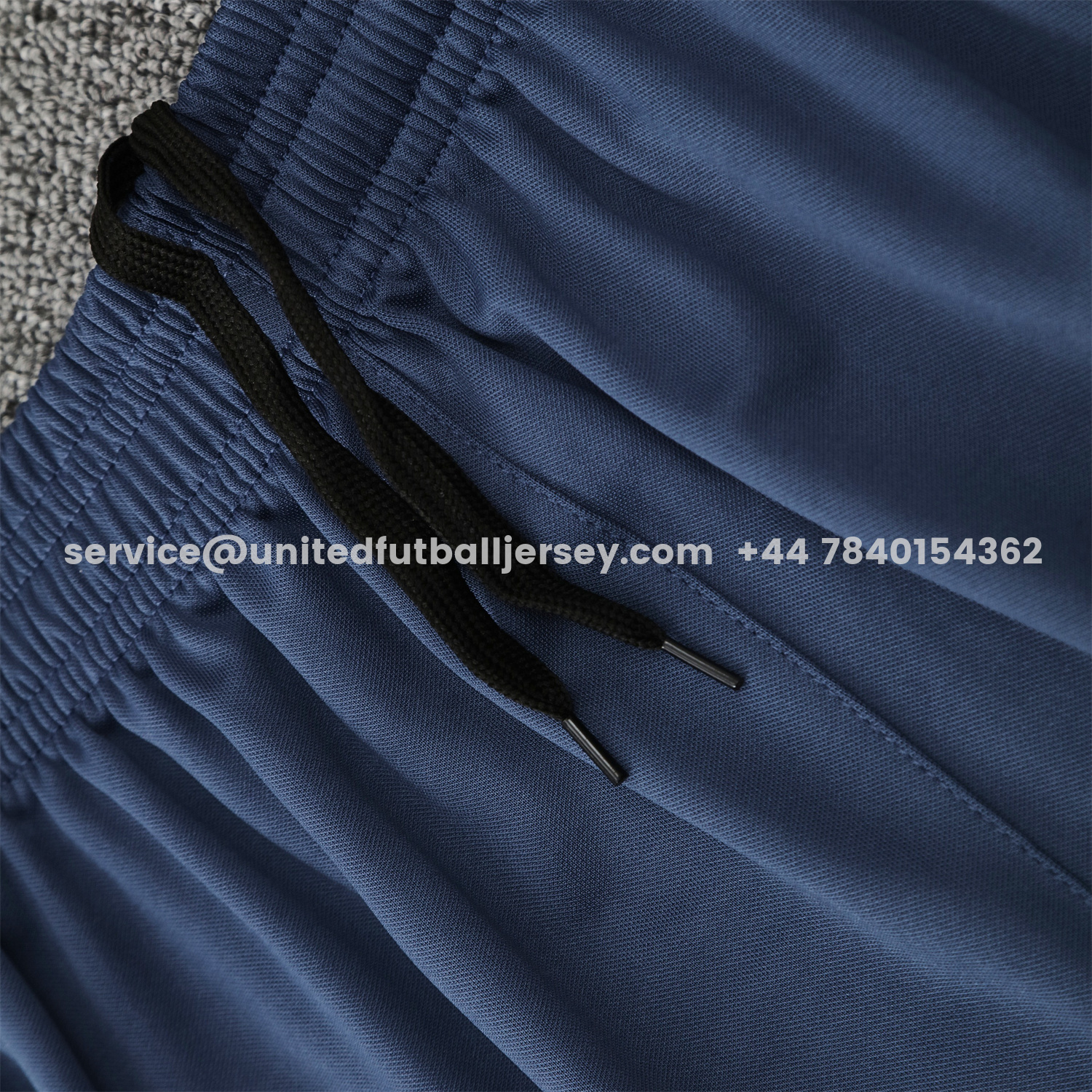 unitedfutballjersey-Paris Saint-Germain PSG 25-26 Vest Training Set - White Vest & Deep Blue Shorts