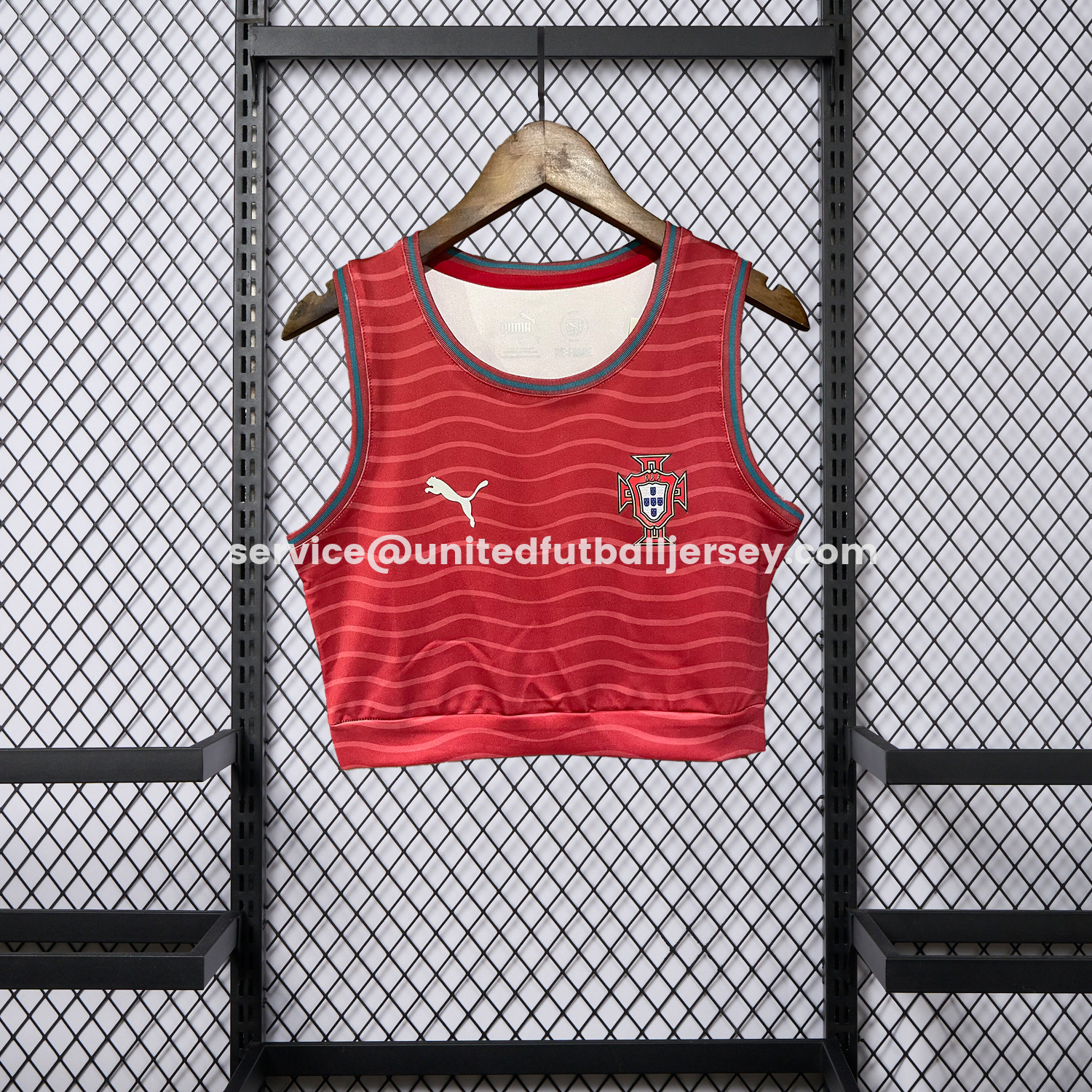 unitedfutballjersey-Women's Portugal 2026 Home Yoga Vest