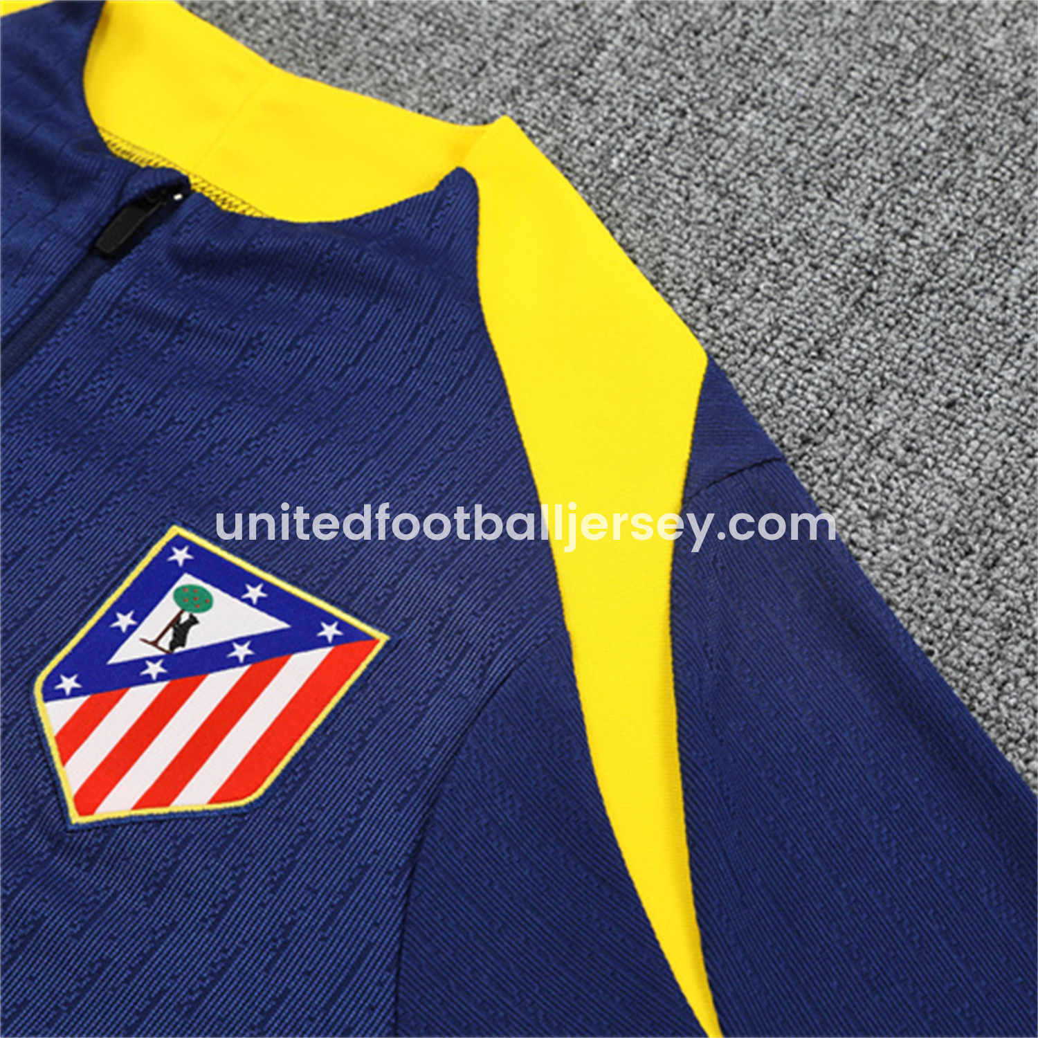 unitedfutballjersey-Atletico Madrid 25-26 Long Sleeves Training Set - Royal Blue Top & Royal Blue Pants