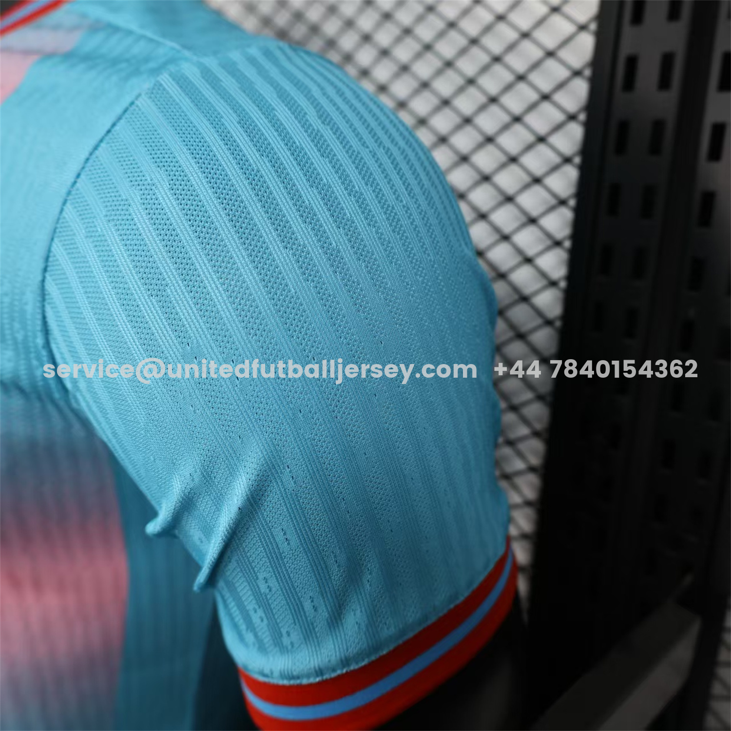 unitedfutballjersey-Barcelona 25-26 Orange Logo Pink & Light Blue Special Jersey - Player Version