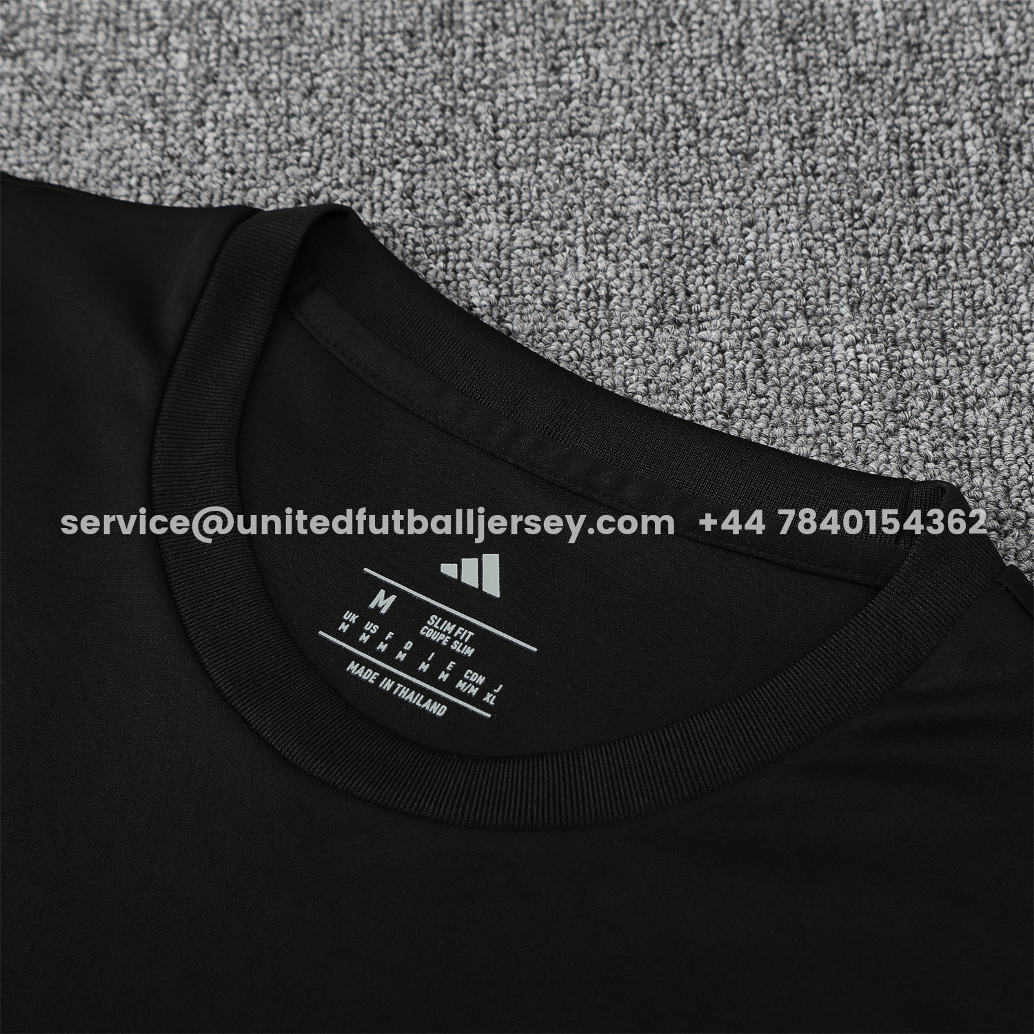 unitedfutballjersey-Manchester United 25-26 Vest Training Set - Black And Light Grey Vest & Black Shorts