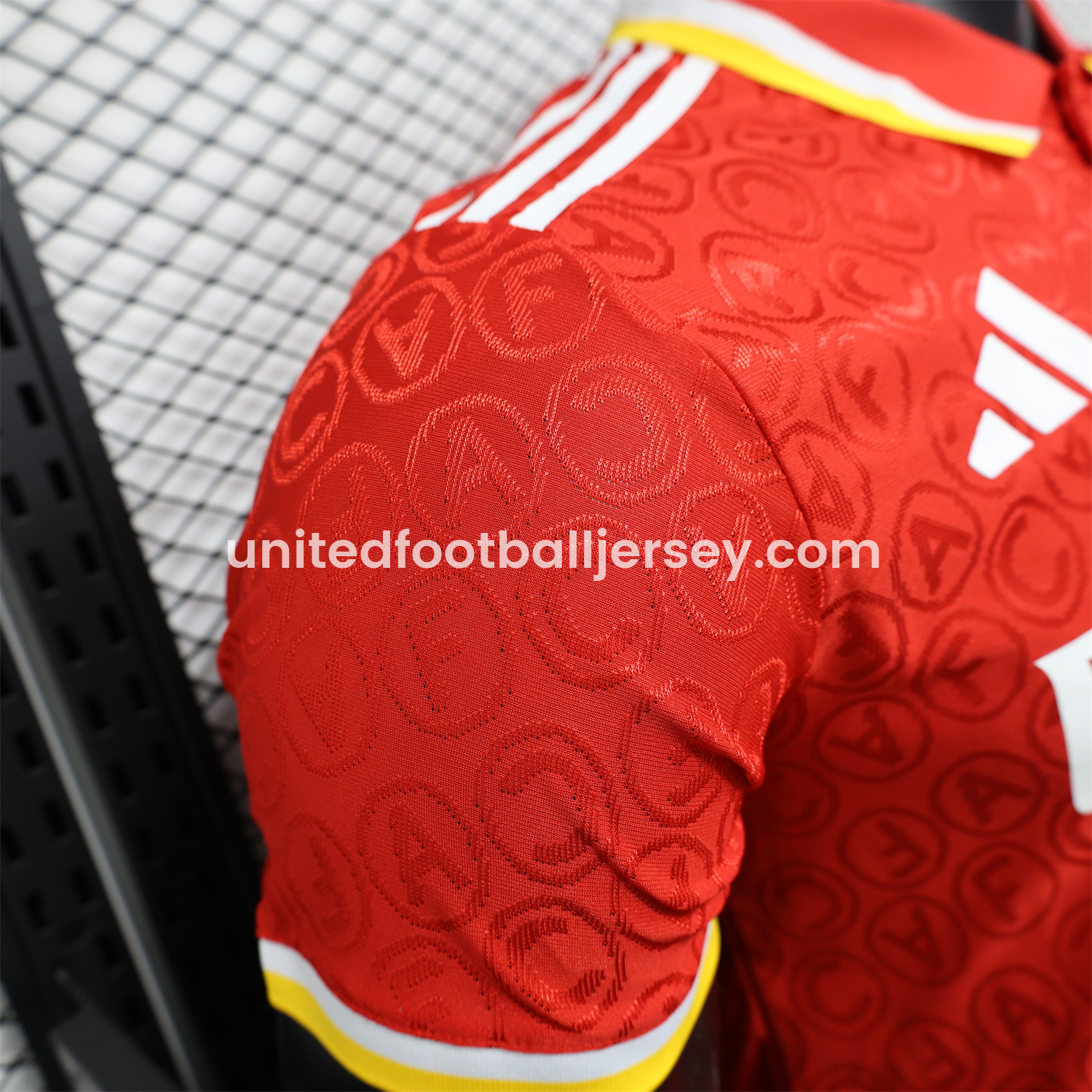 unitedfutballjersey-Arsenal 25-26 Red POLO White Sponsored Secial Edition Jersey - Player Version