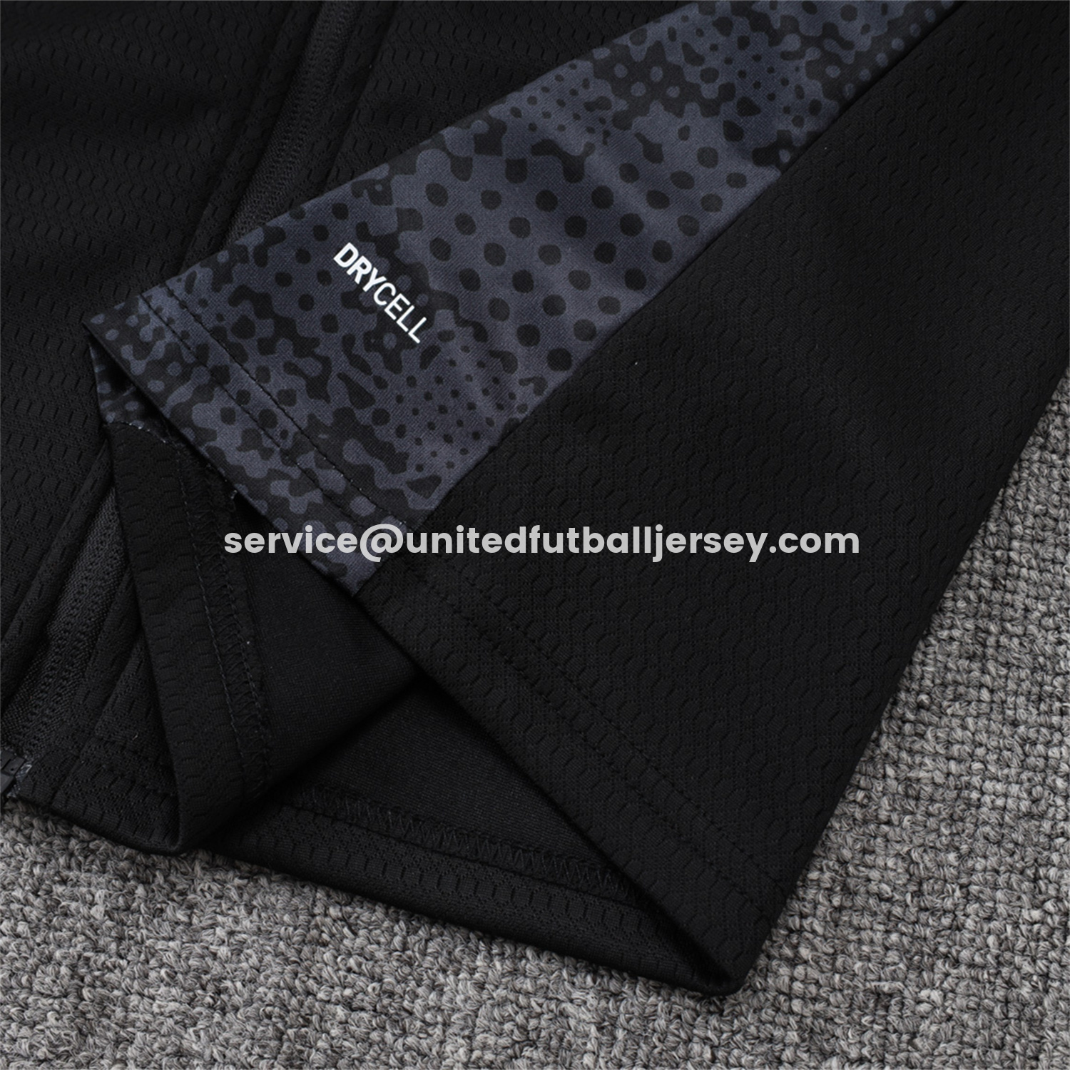 unitedfutballjersey-AC Milan 25-26 Jacket Training Tracksuit - Little Devil Black top & Pants