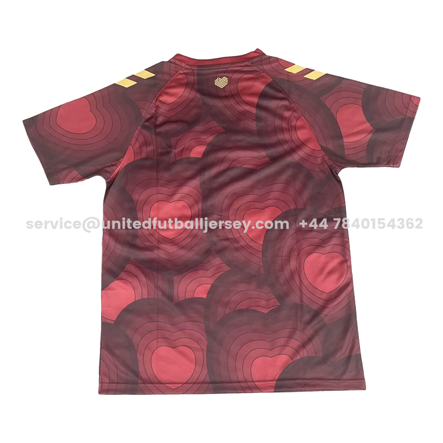 unitedfutballjersey-Hearts Heart of Midlothian 25-26 Red Pre-Match Training Jersey - Fans Version