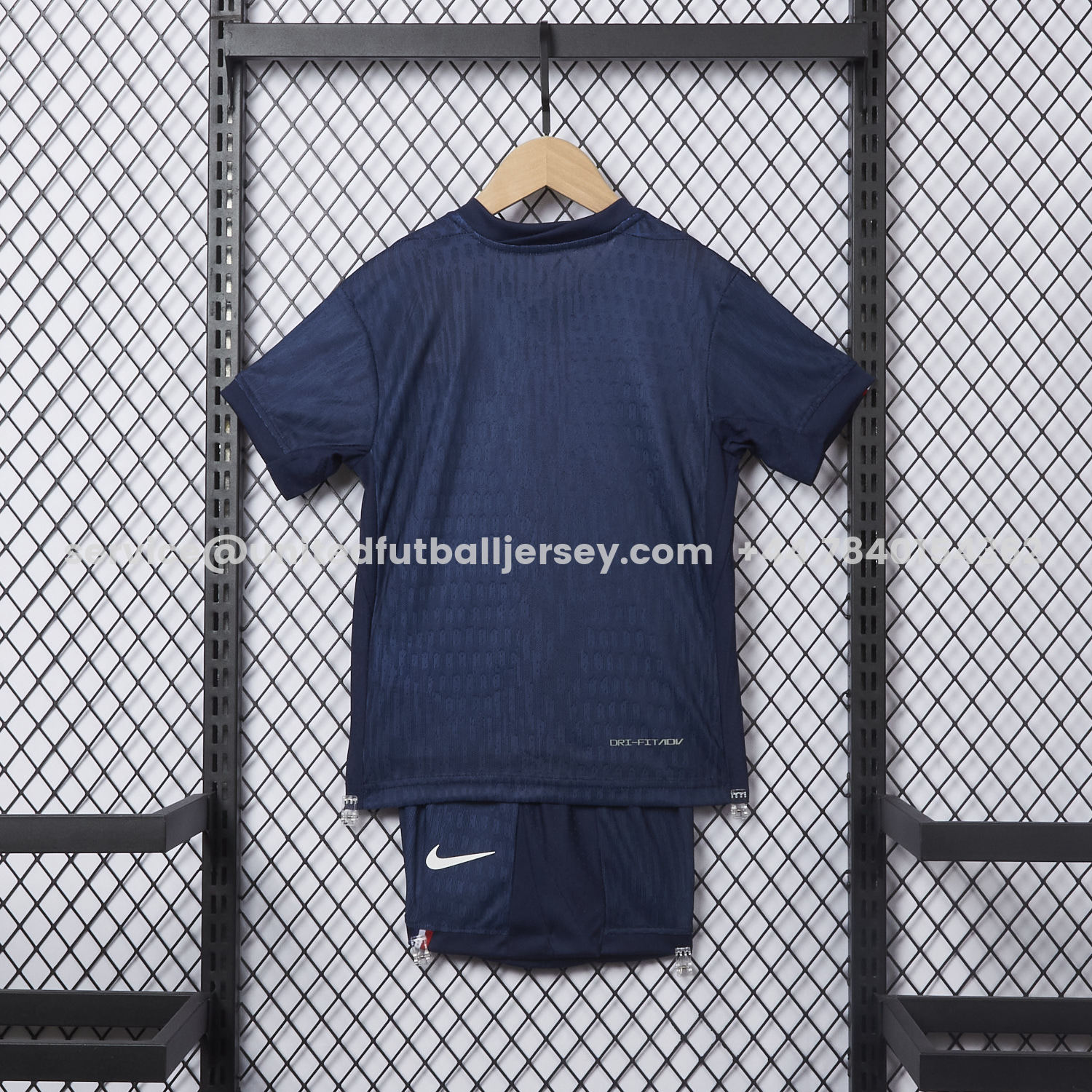 unitedfutballjersey-Paris Saint-Germain PSG 25-26 Home Kids Kit - Player Version