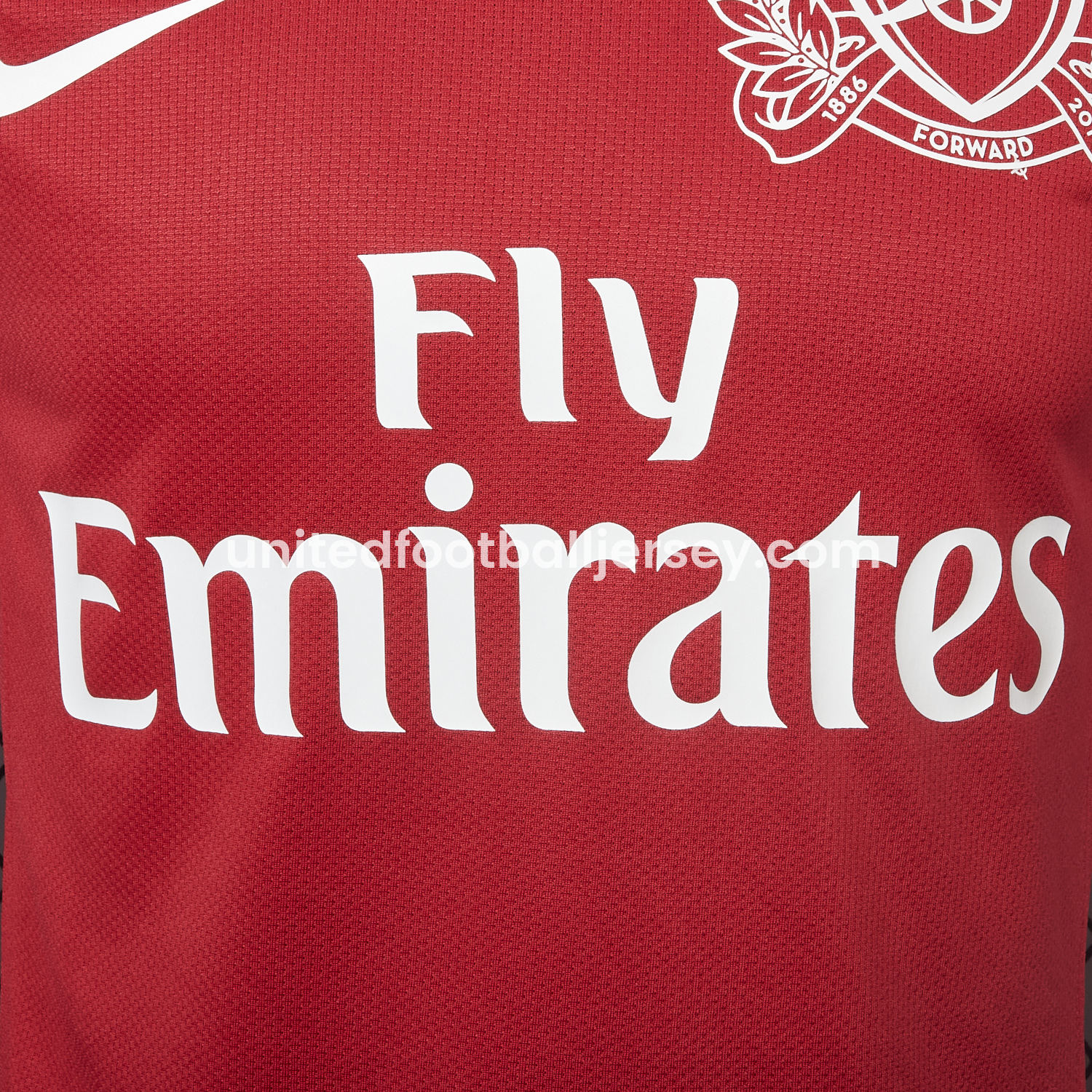 unitedfutballjersey-Retro Arsenal 2011-12 Home Long Sleeve Jersey - Player Version