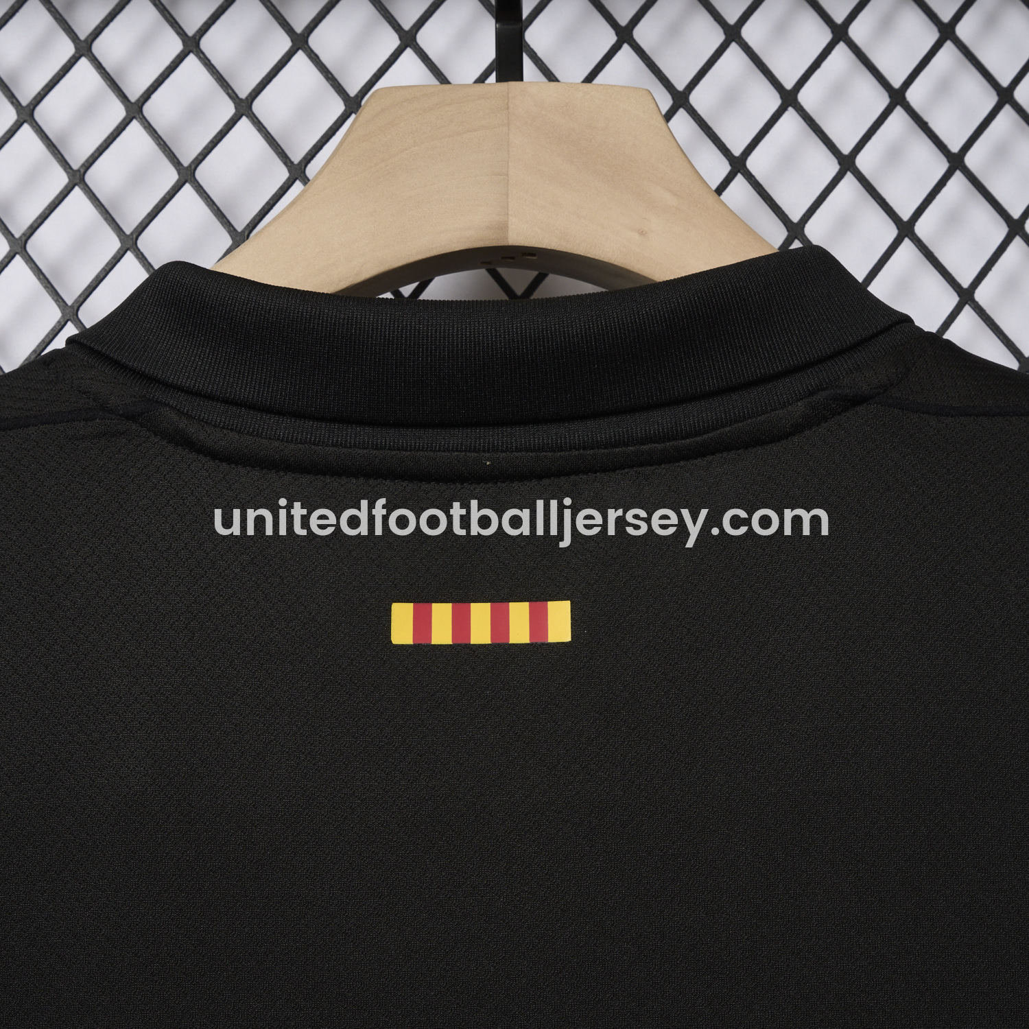 unitedfutballjersey-Barcelona x Travis Scott 24-25 Away Pure Black Jersey - Fans Version