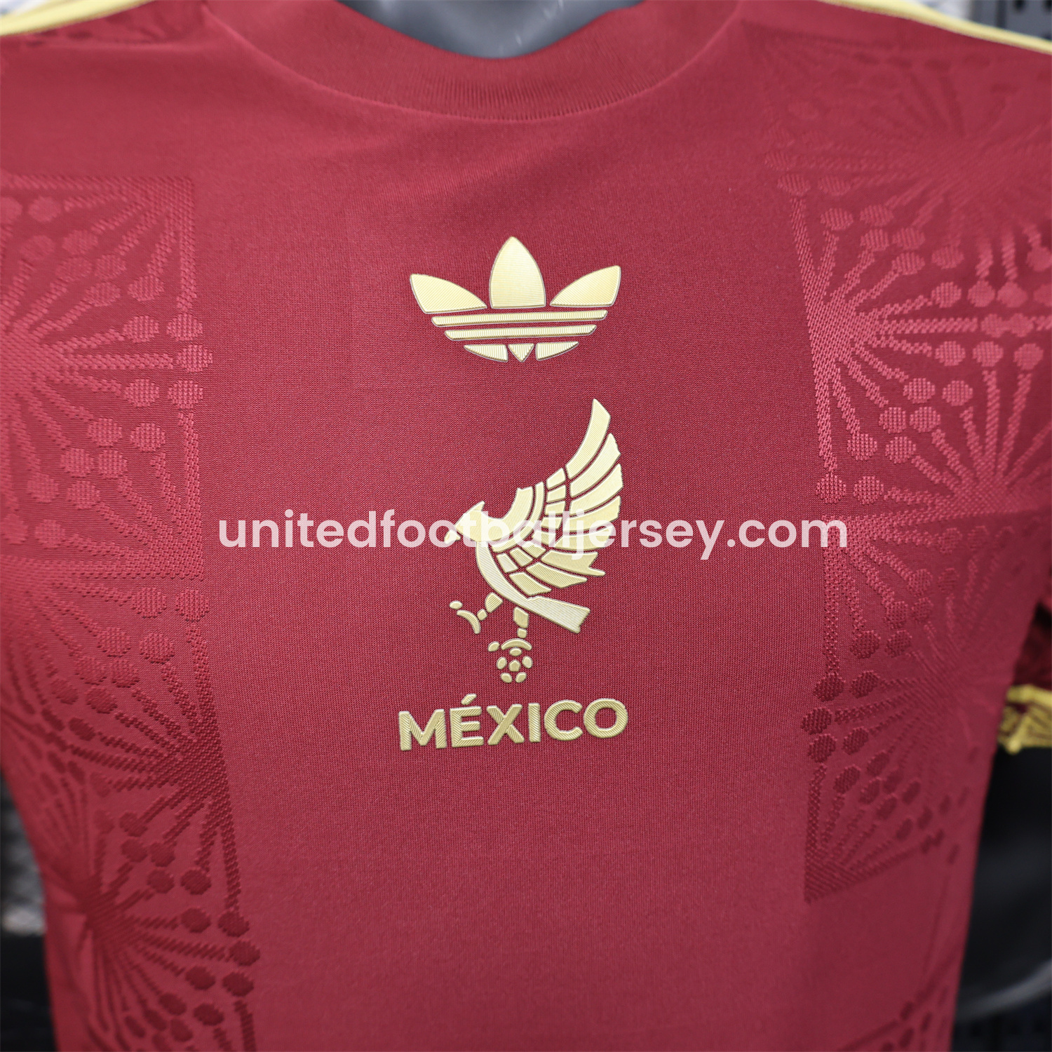 unitedfutballjersey-Mexico 2025 Gold Cup Red Special Edition Jersey - Player Version