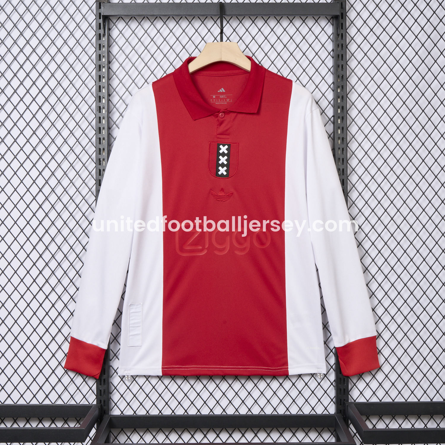 unitedfutballjersey-Ajax 2025 125-Year Anniversary Long Sleeves Jersey - Fans Version