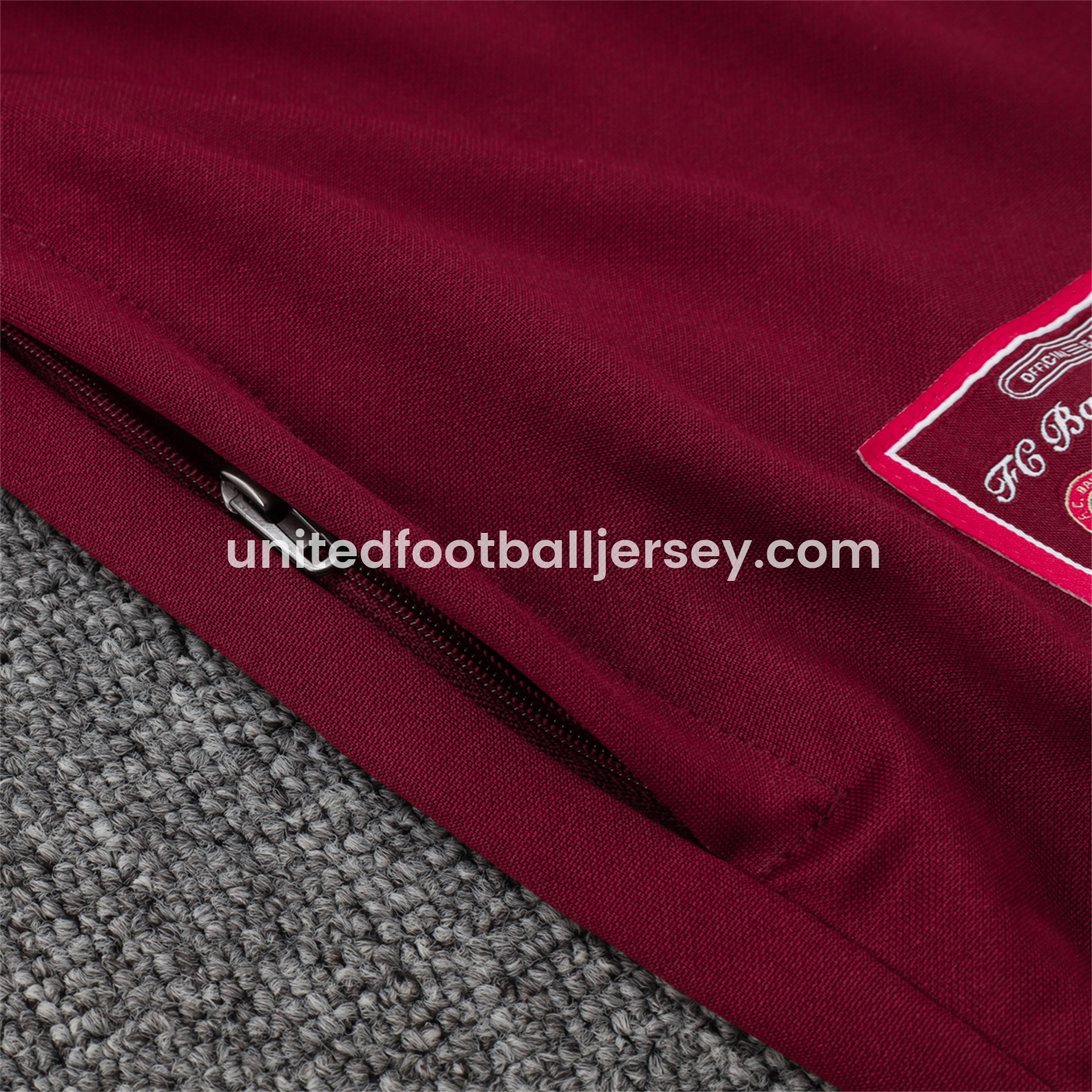 unitedfutballjersey-Bayern Munich 25-26 Originals Terrace Icon Jacket Training Tracksuit - Deep Red